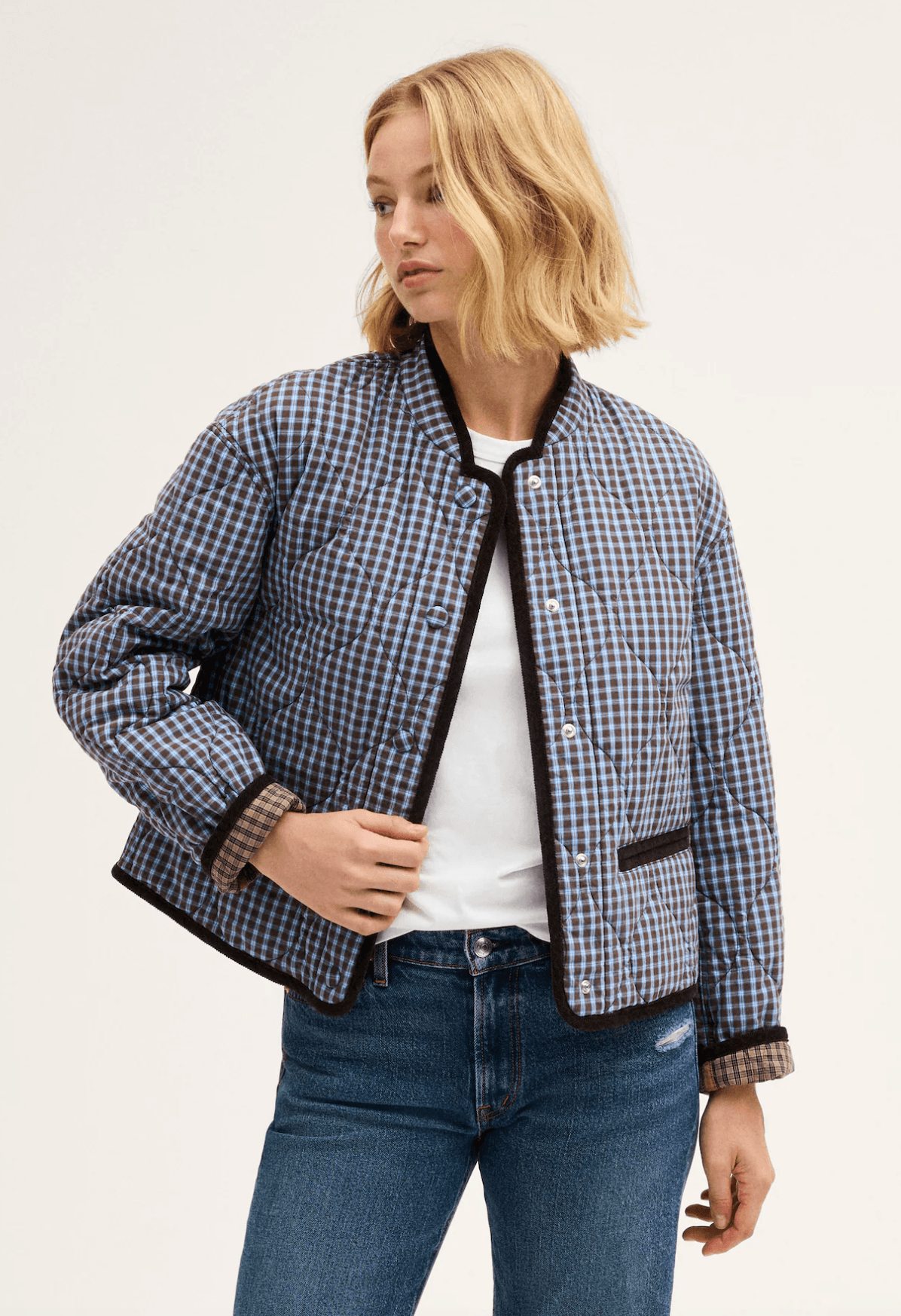 madewell quilted jacket