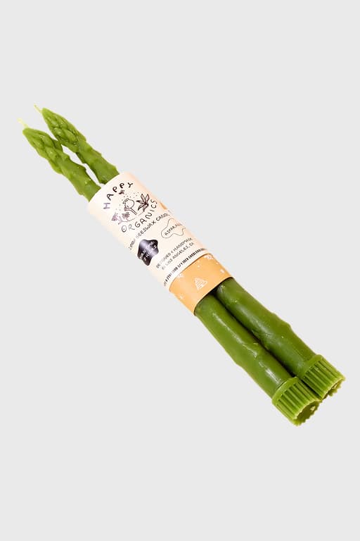 Beeswax Asparagus Tapers (Set of 2)