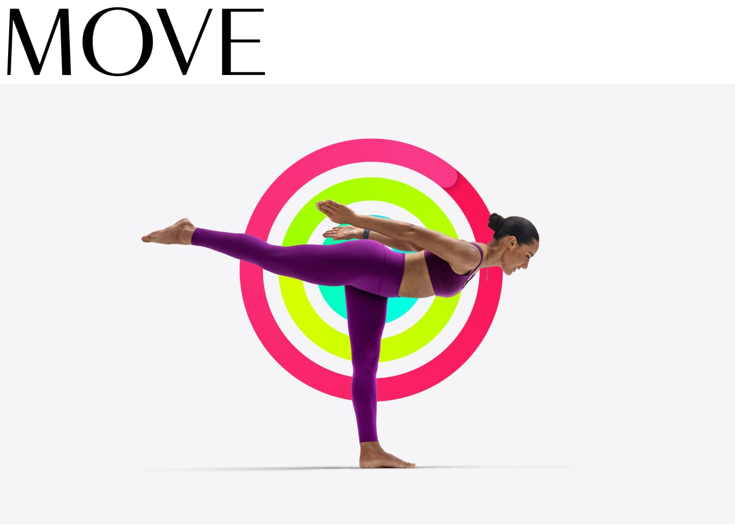 Move woman doing yoga