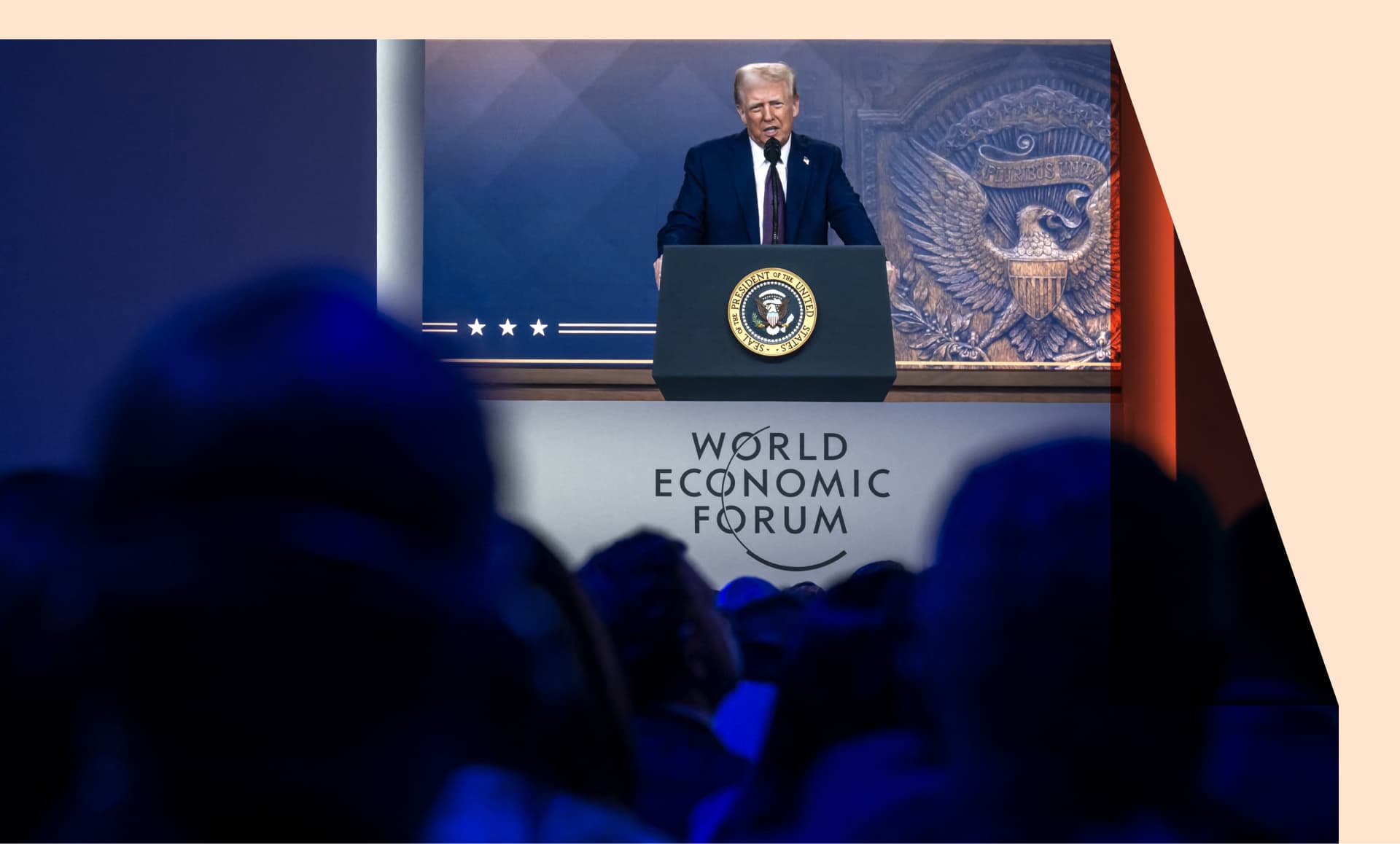 A Seine river bus boat docks in front the Eiffel Tower adorned with Olympic rings ahead of the Paris 2024 Olympic and Paralympic Games in Paris in July 16, 2024