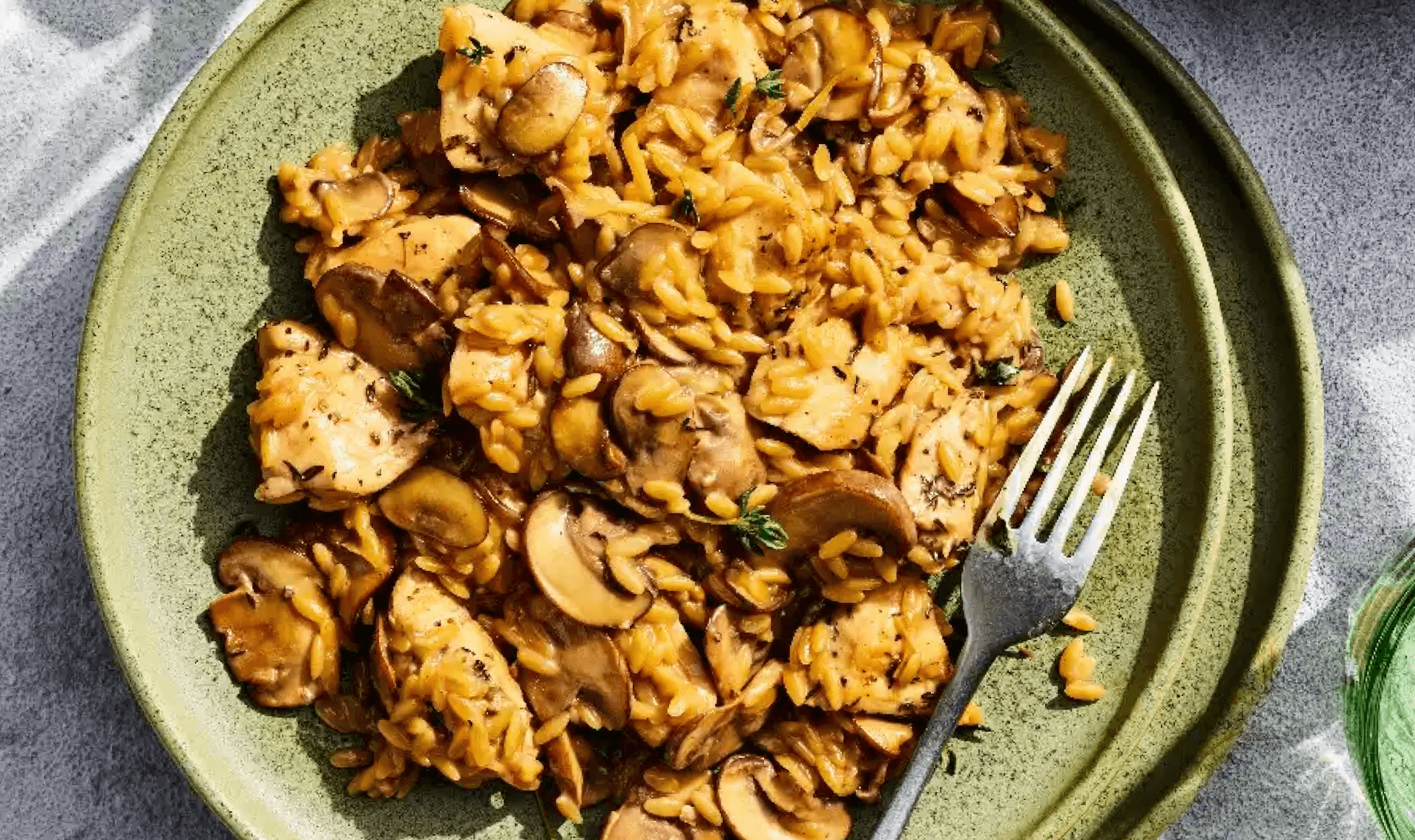 One-Pot Chicken Marsala Orzo
