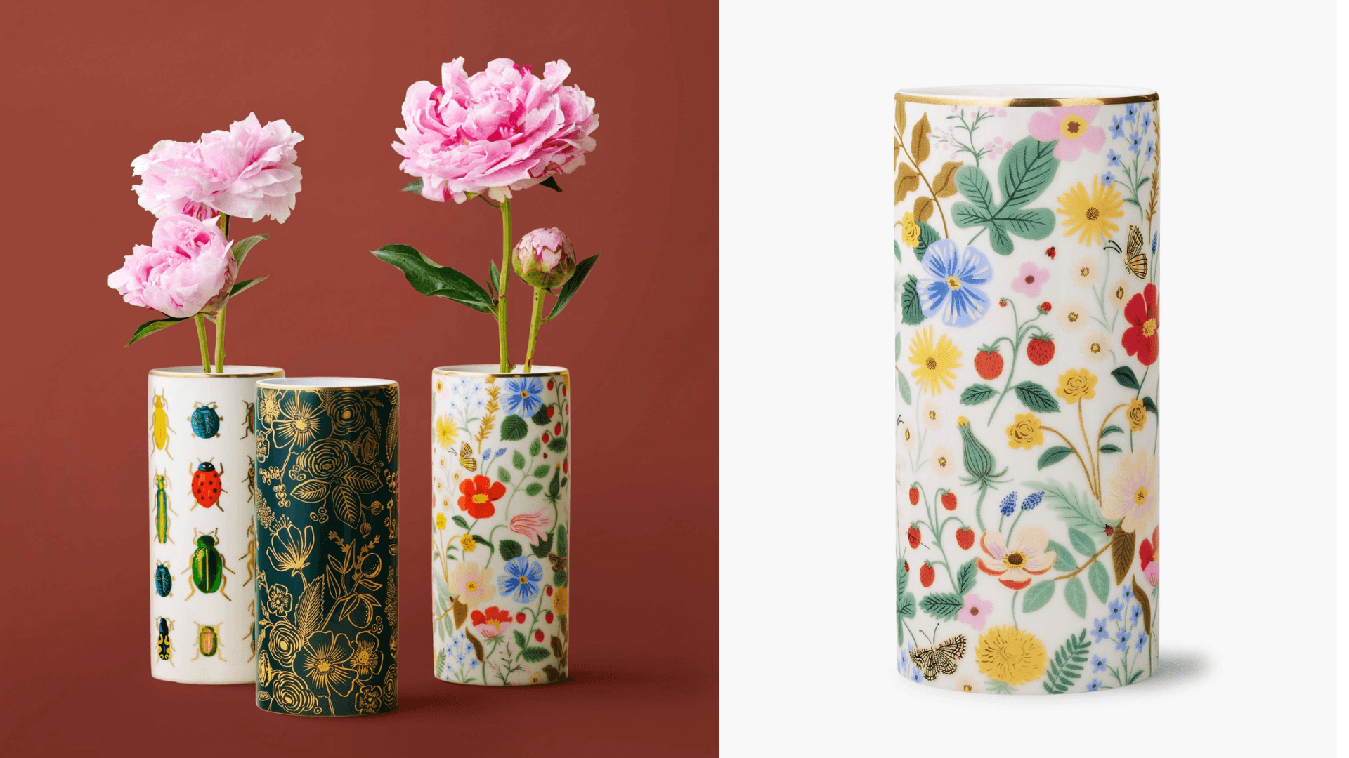 rifle paper co porcelain vase
