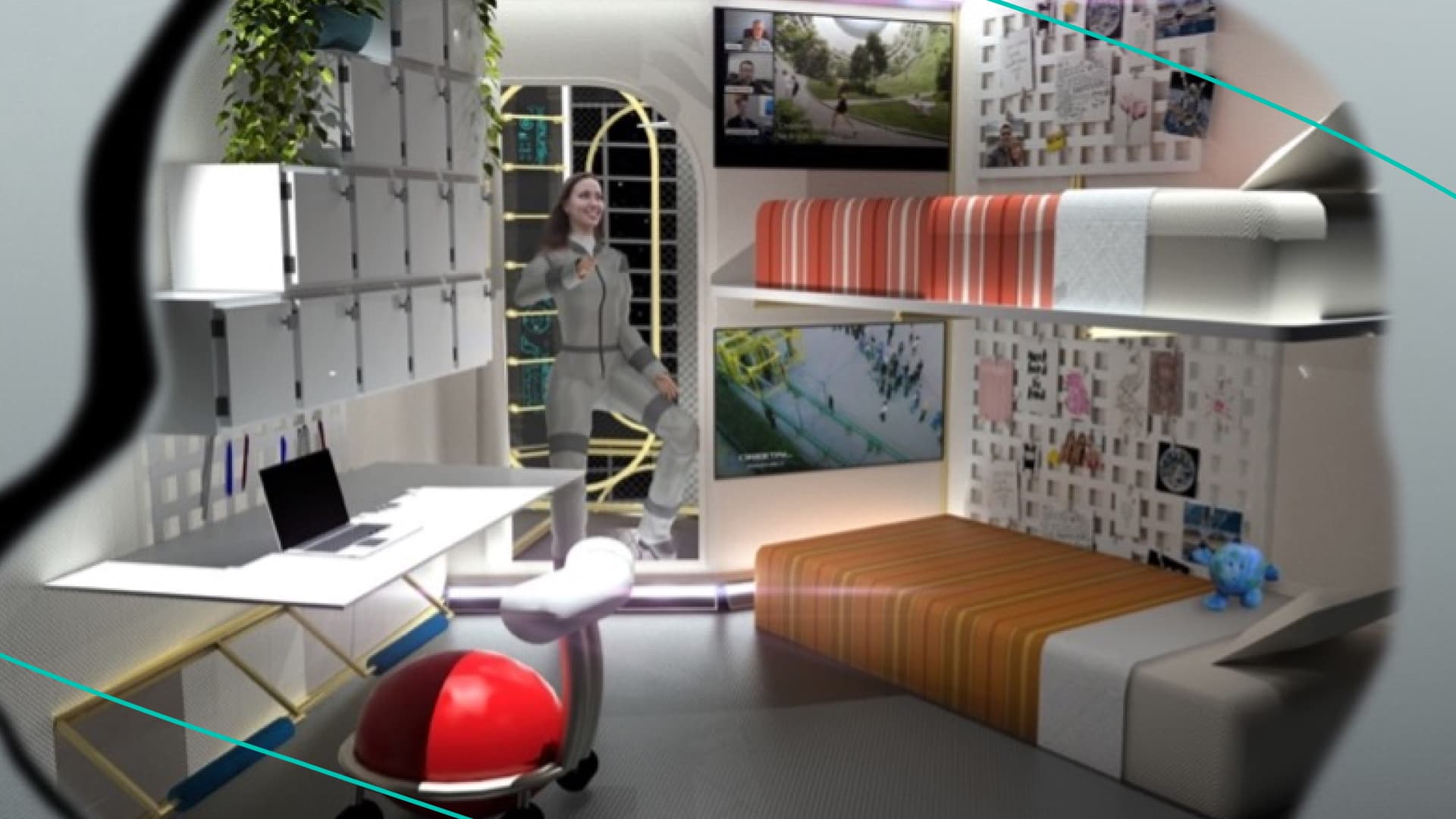 Inside Orbital Assembly's Pioneer space station