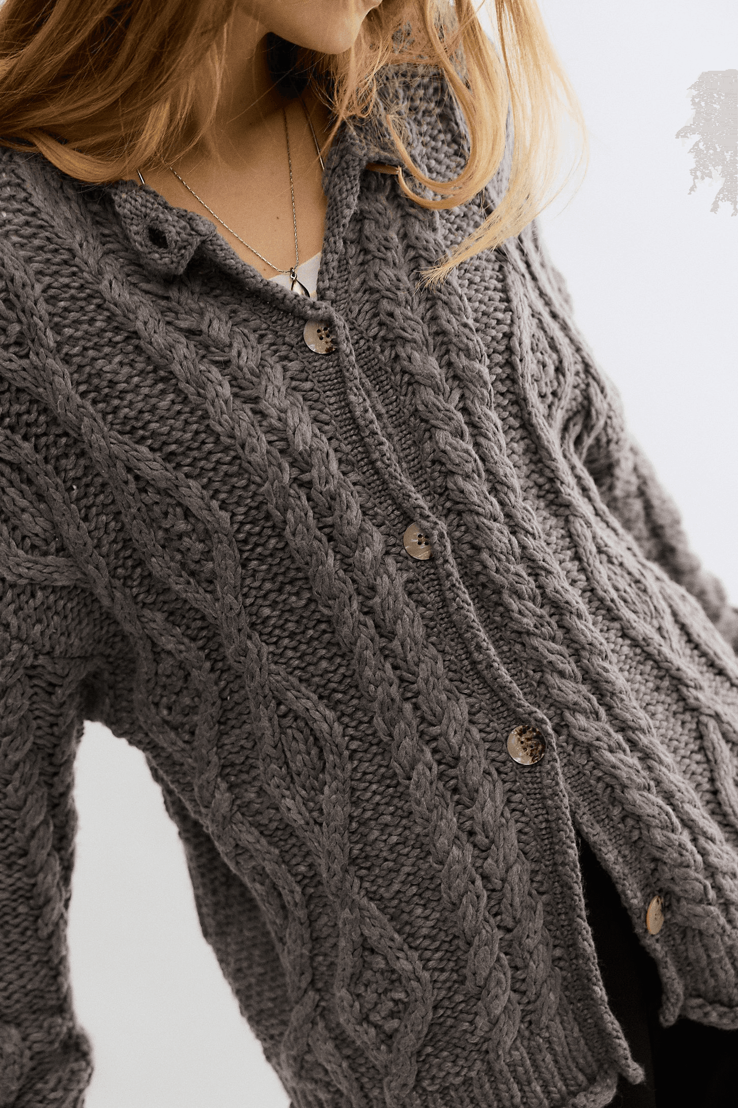 Opal Rollneck Knit Cardi