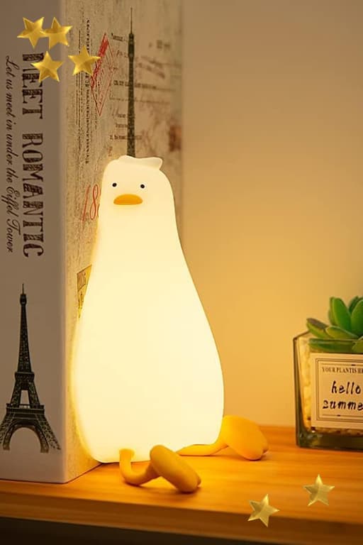 LED Lying Flat Duck Night Light