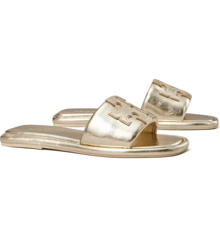 Tory Burch Double T Sport Slide Sandal, summer slippers