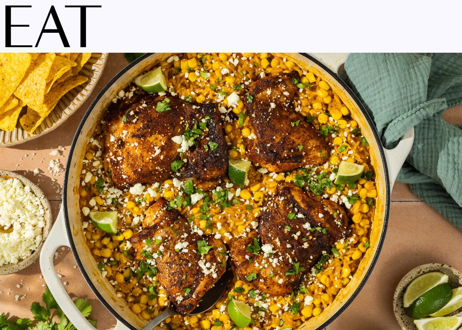 Jenn Eats Good’s Street-Corn-Inspired Chicken and Rice