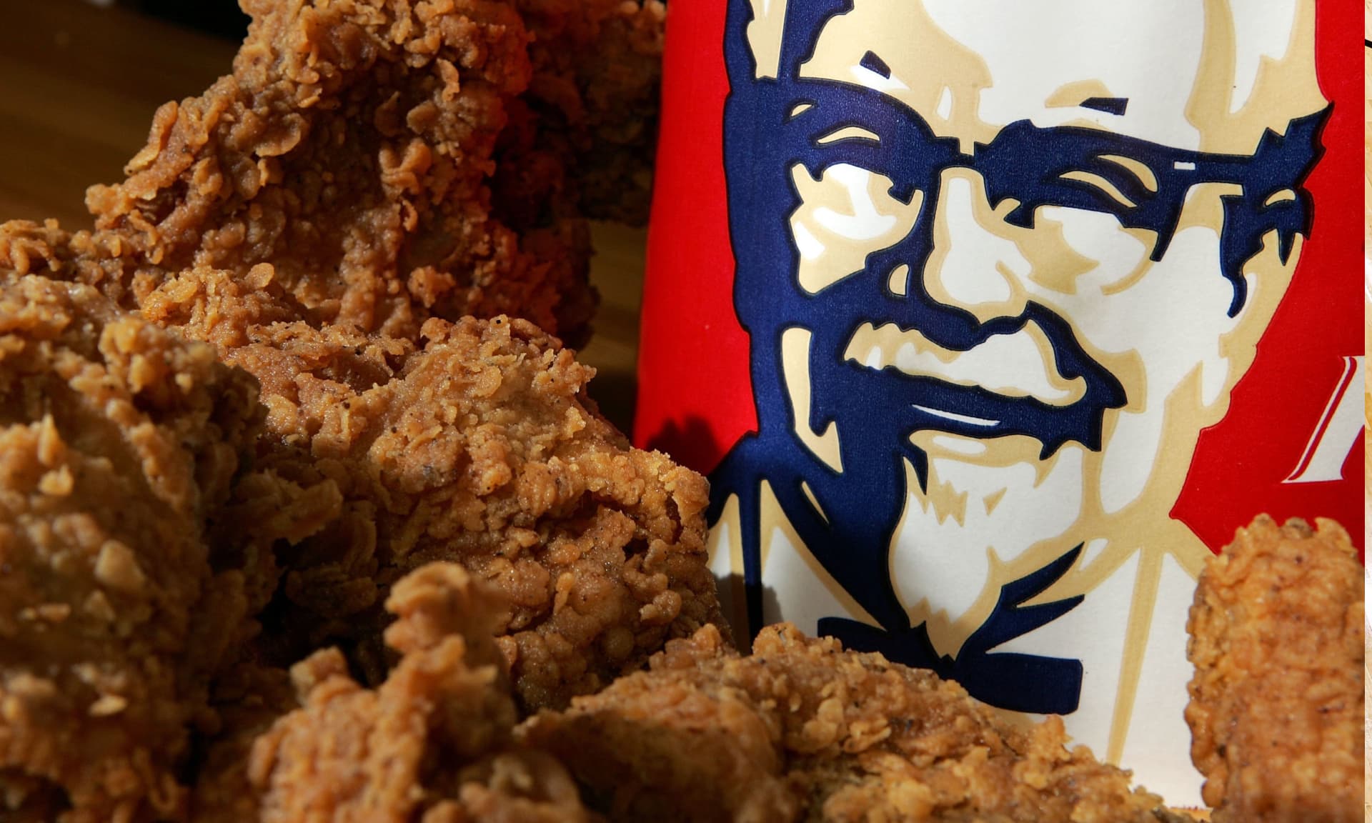 KFC Chicken and bucket