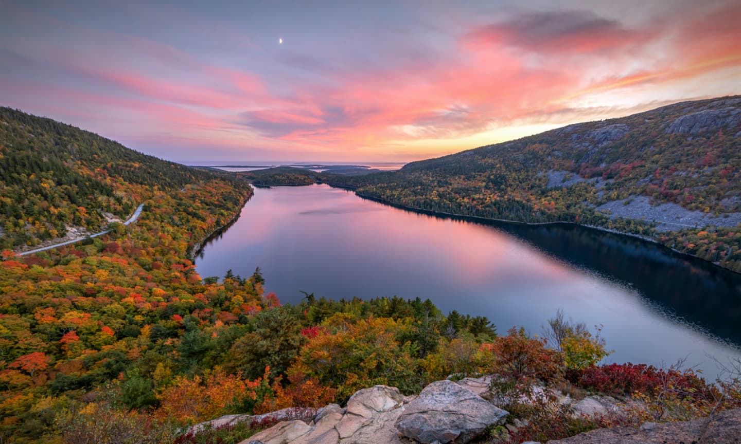 Park Loop Road in Acadia National Park