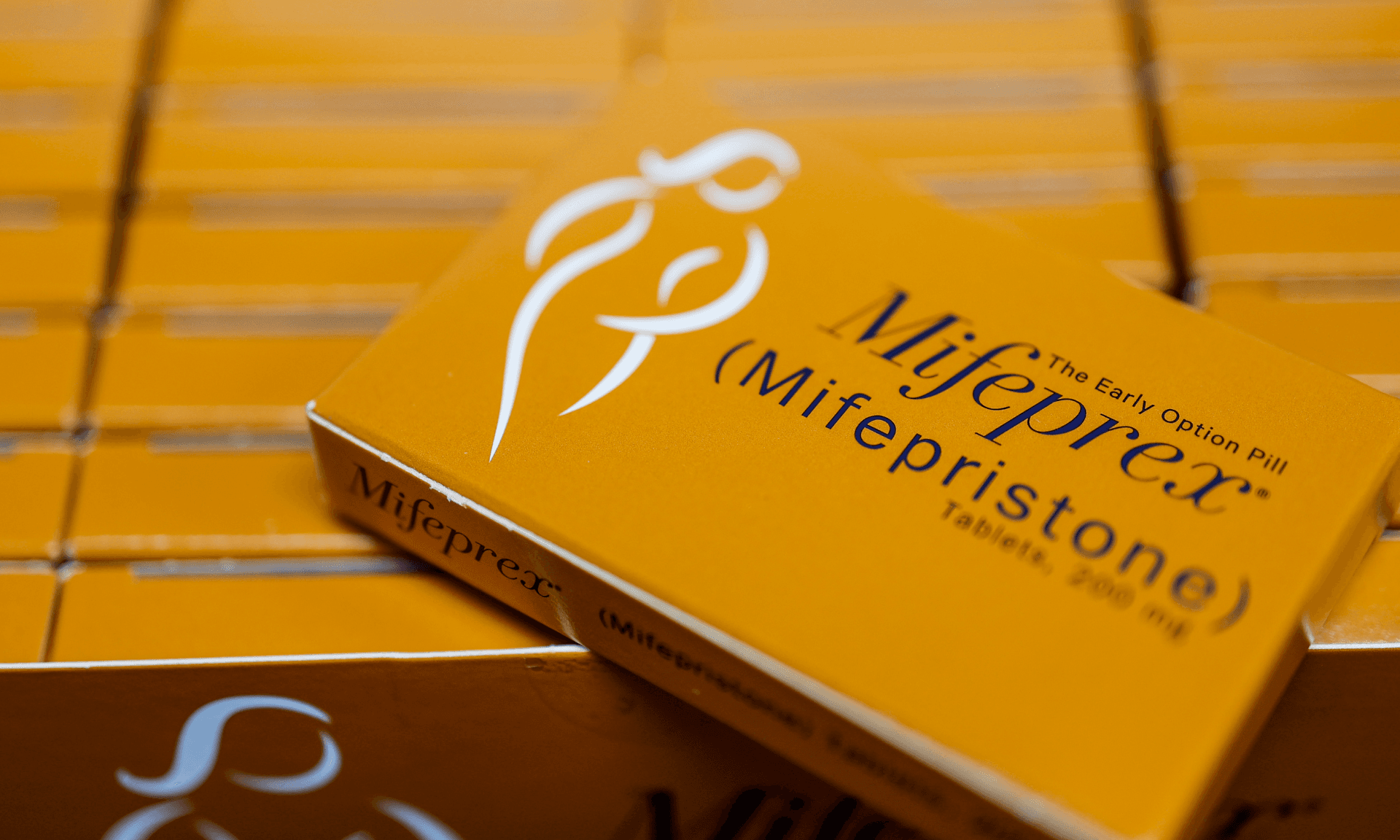 A box of Mifepristone