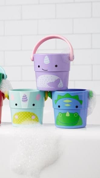 Skip Hop Baby Bath Toy Buckets