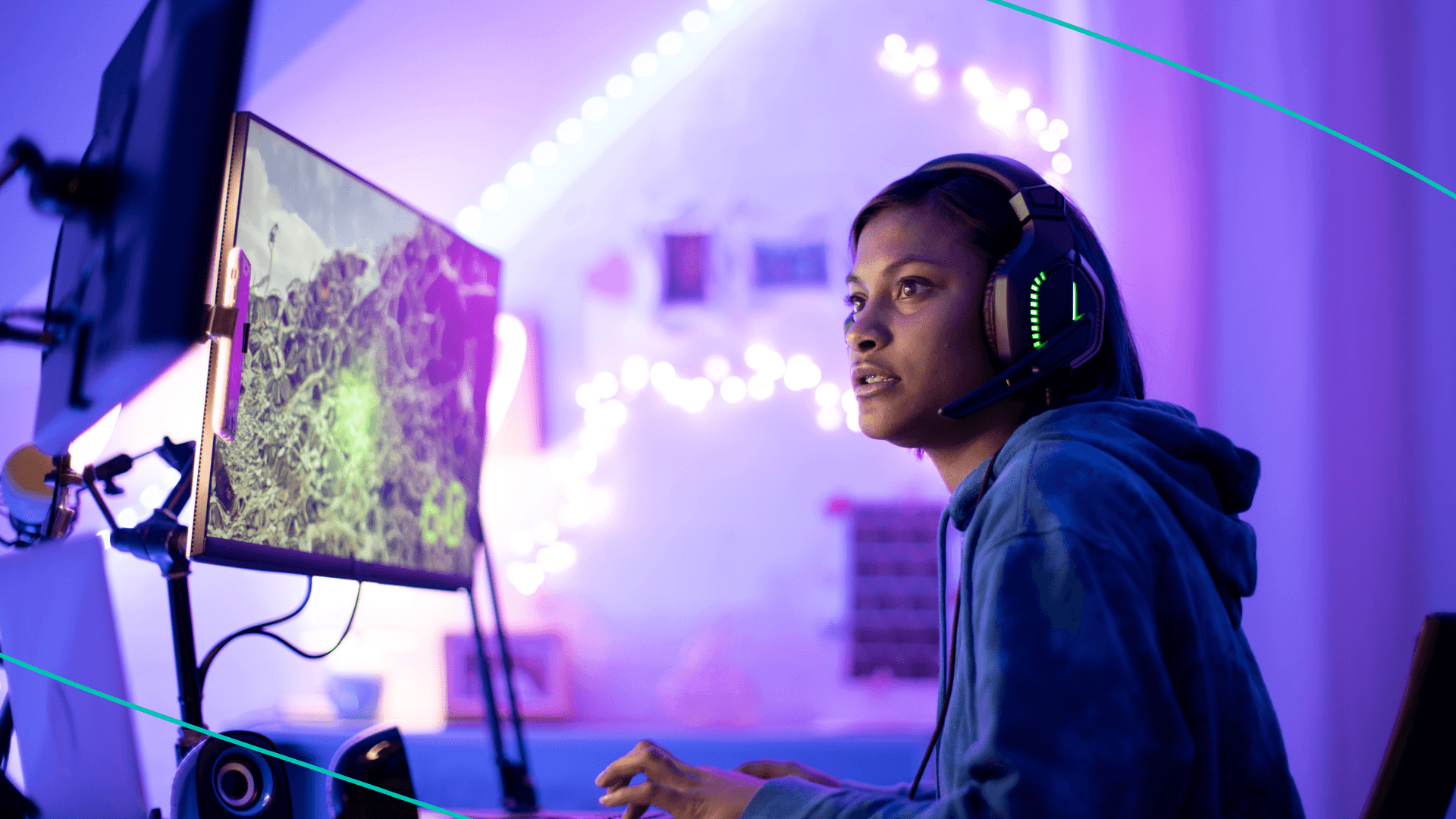 Young gamer