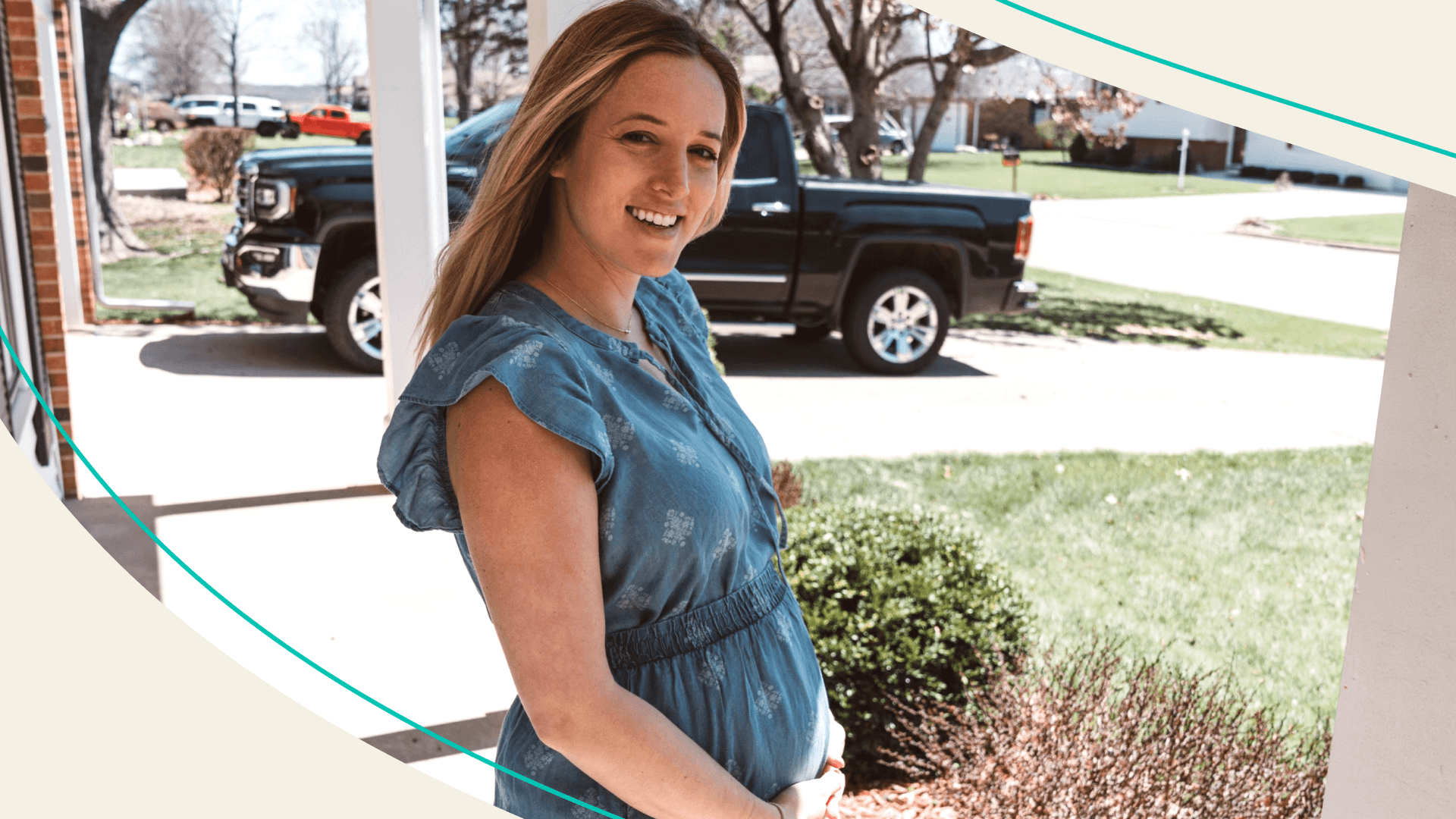 Anna Stinauer is pregnant with her first child