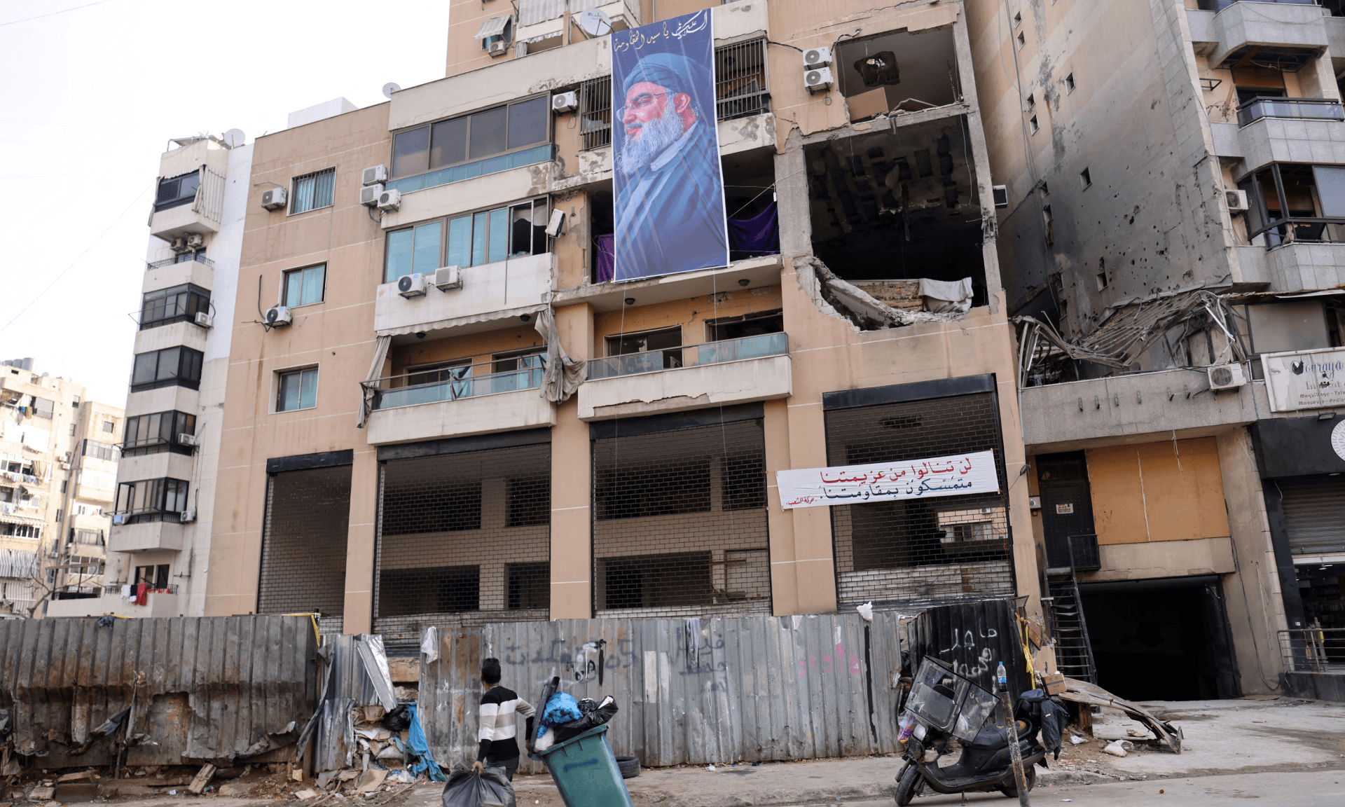 Lebanon after a drone attack