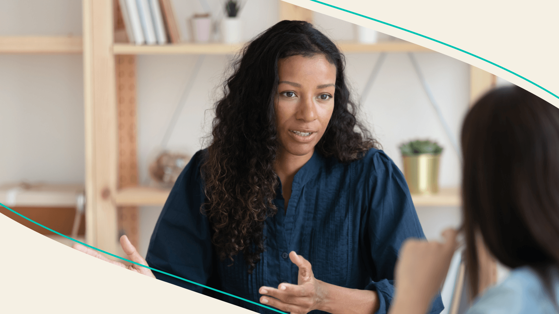 accessibility, women having a conversation