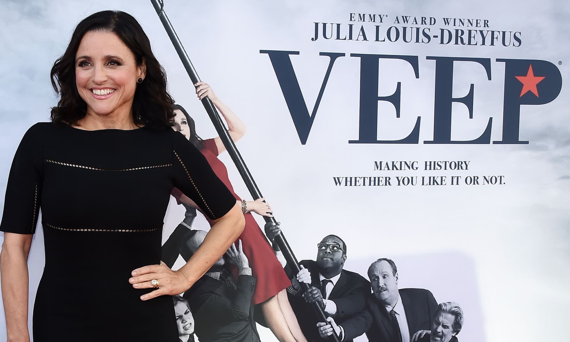 Actress Julia Louis-Dreyfus arrives at HBO's "Veep" FYC Event at the Saban Media Center on May 25, 2017 in North Hollywood, California.