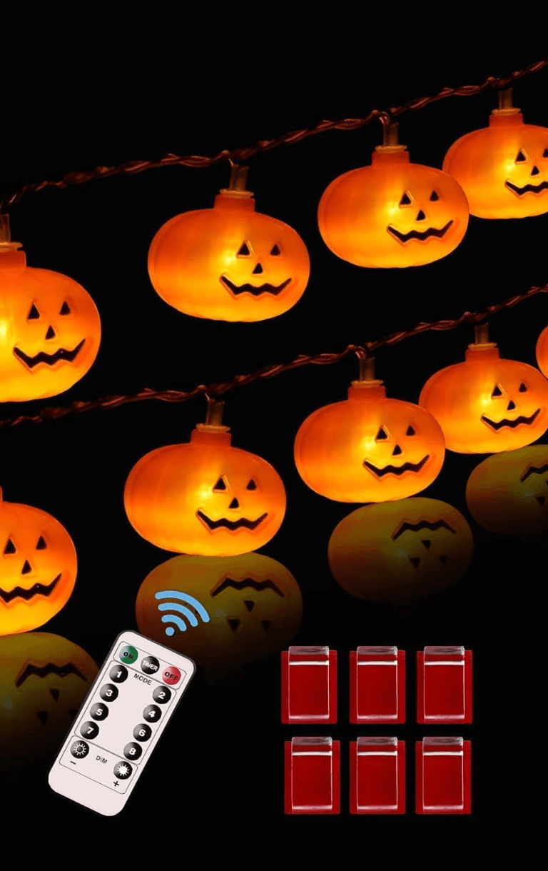 amazon pumpkin string lights