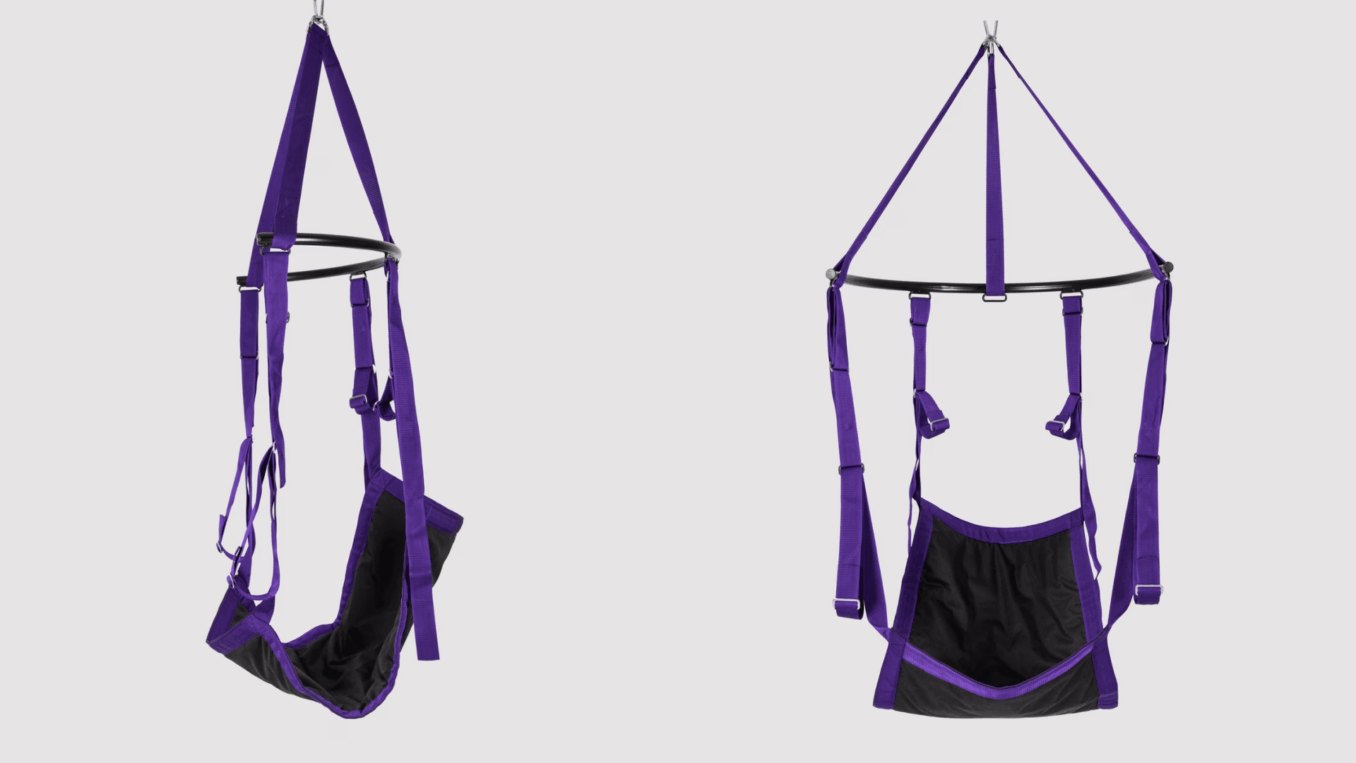 Purple sex swing