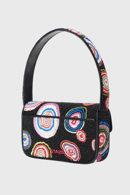 Tommy Agate Beaded Shoulder Bag