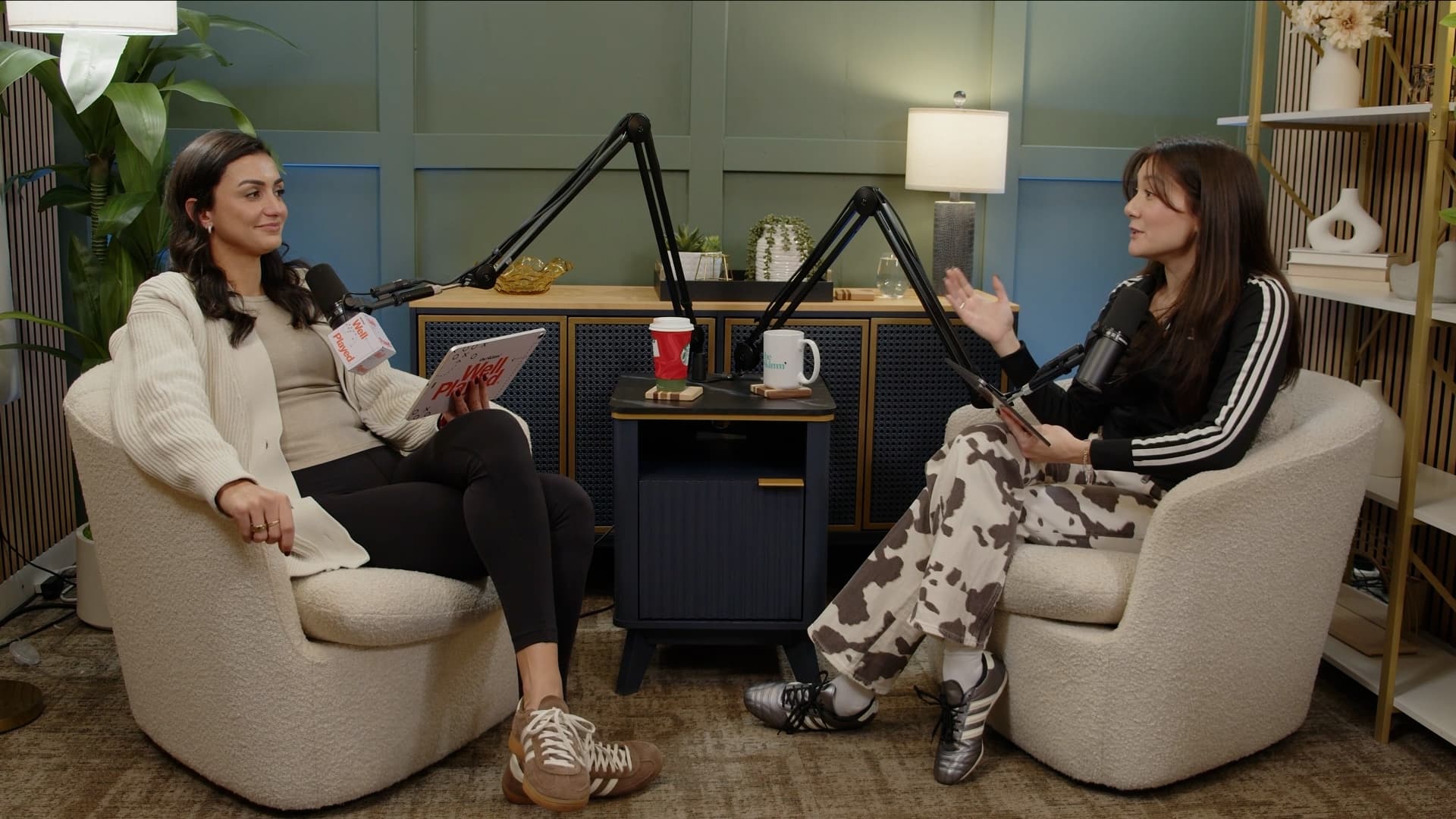 Blake Morgan and Caroline Hendershot, cohosts of theSkimm’s Well Played podcast