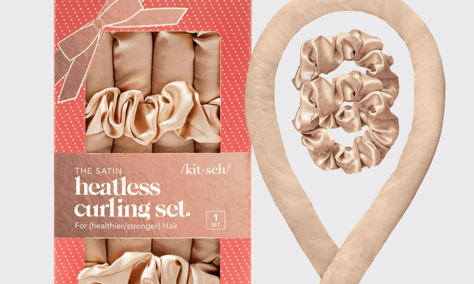 Kitsch heatless curling set