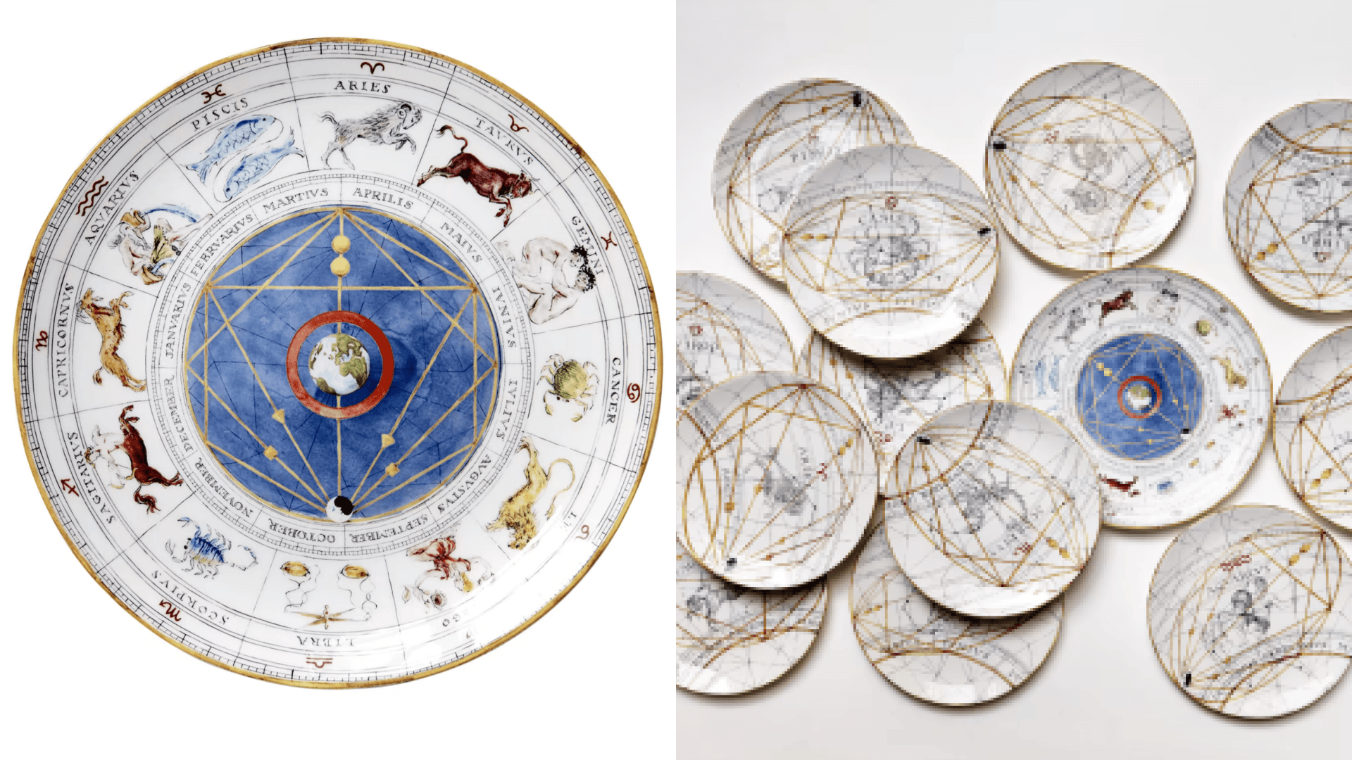 Astrology Gifts zodiac plates