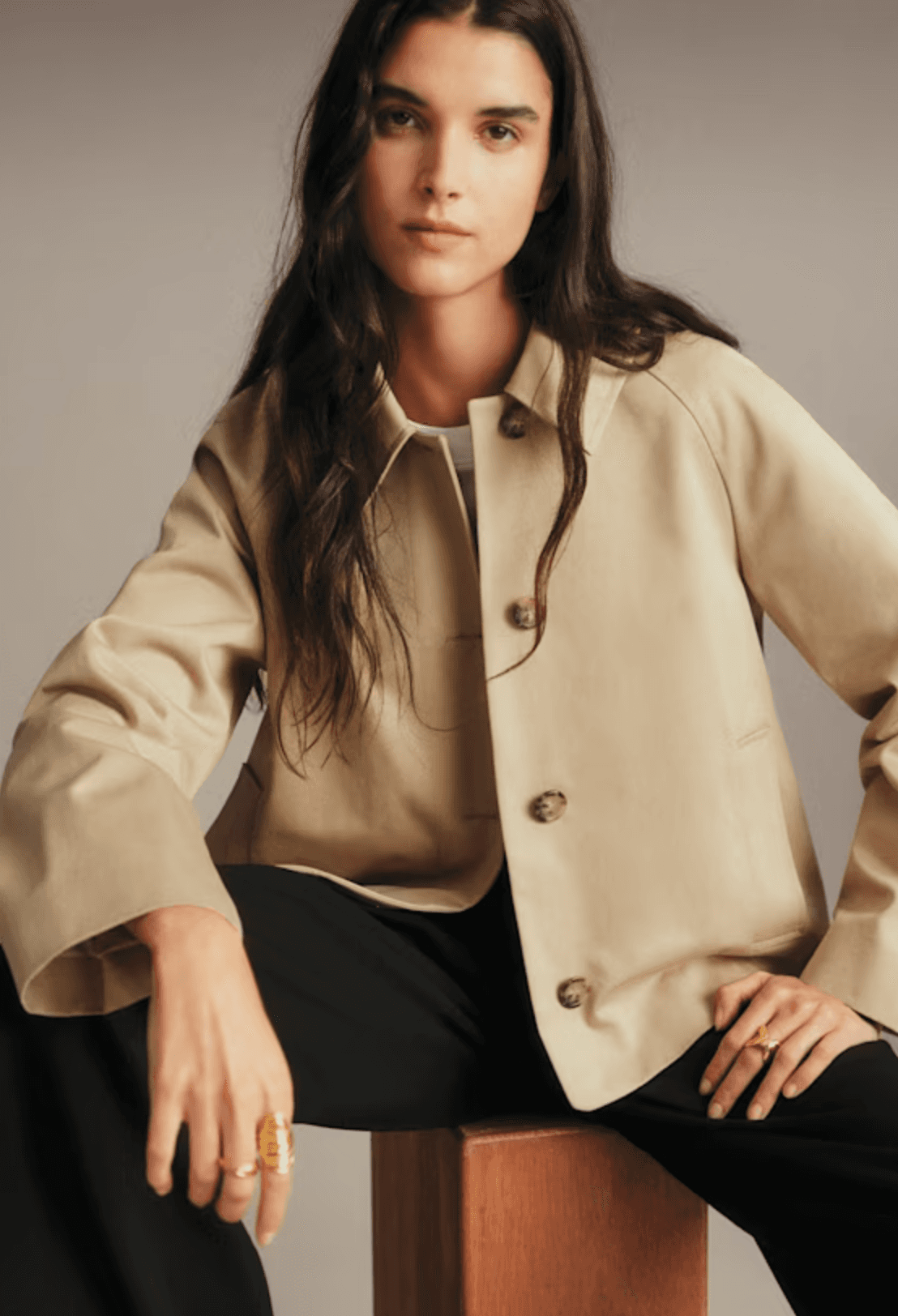 sezane trench