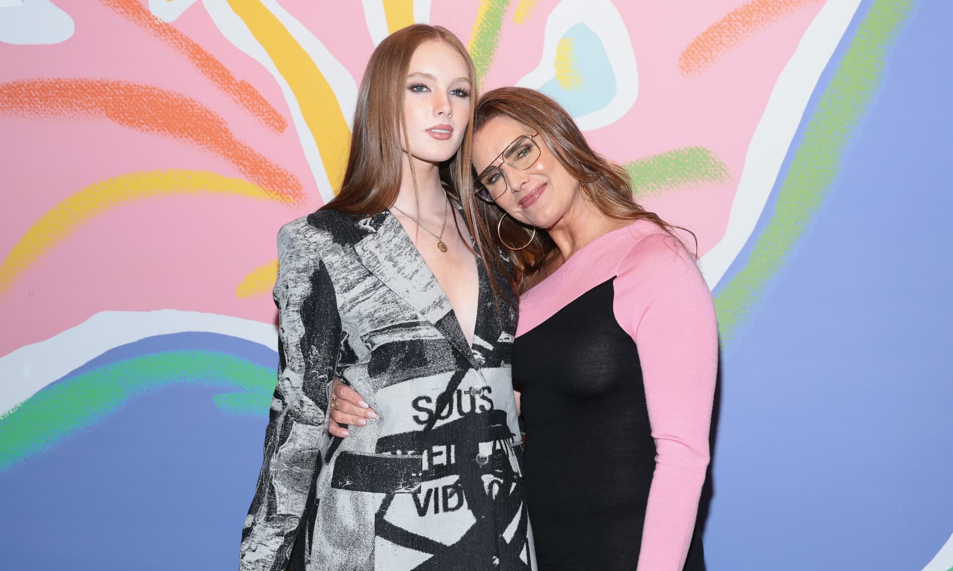 Grier Henchy and Brooke Shields