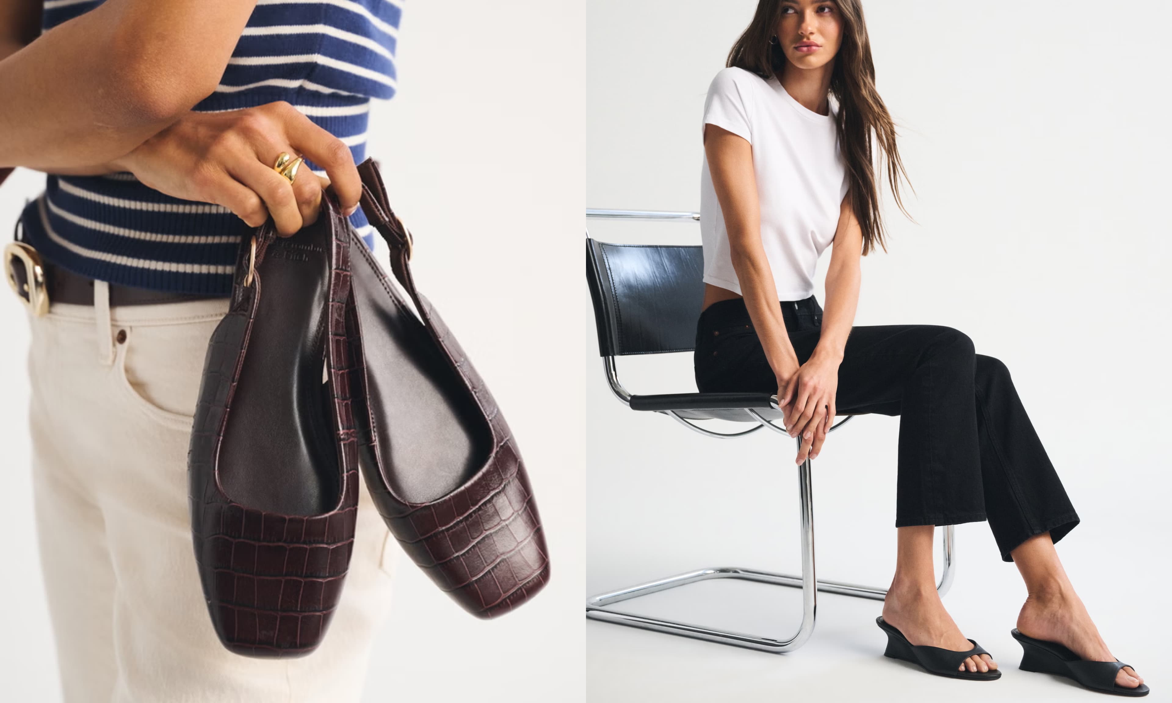 ballet flats, wedges