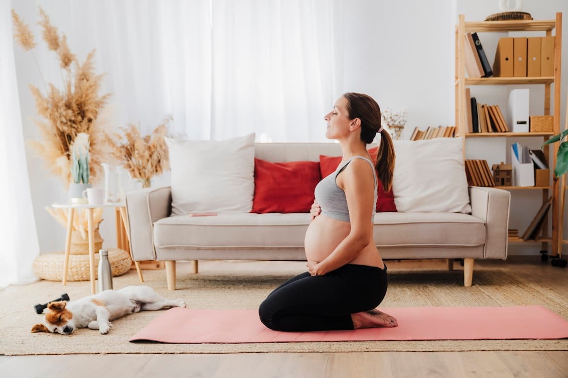 Featured image for Yes, You Can Still Do Sun Salutations During Pregnancy—Here's How To Modify Each Yoga Pose