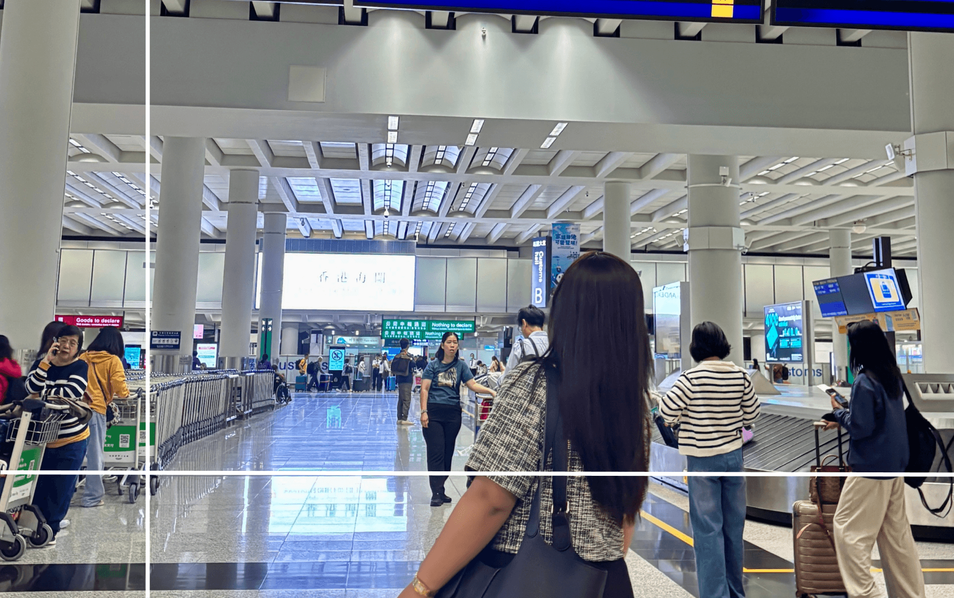 person at airport
