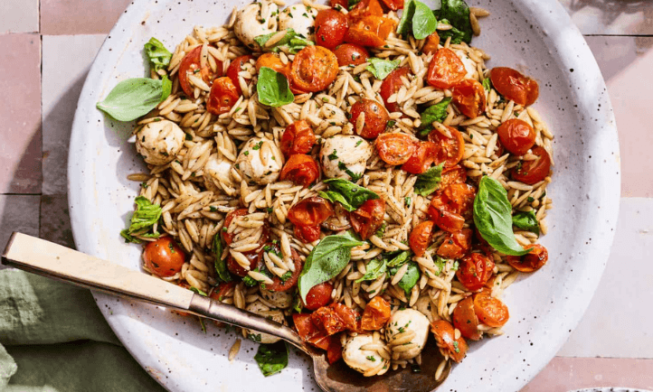 Caprese Orzo Pasta Salad