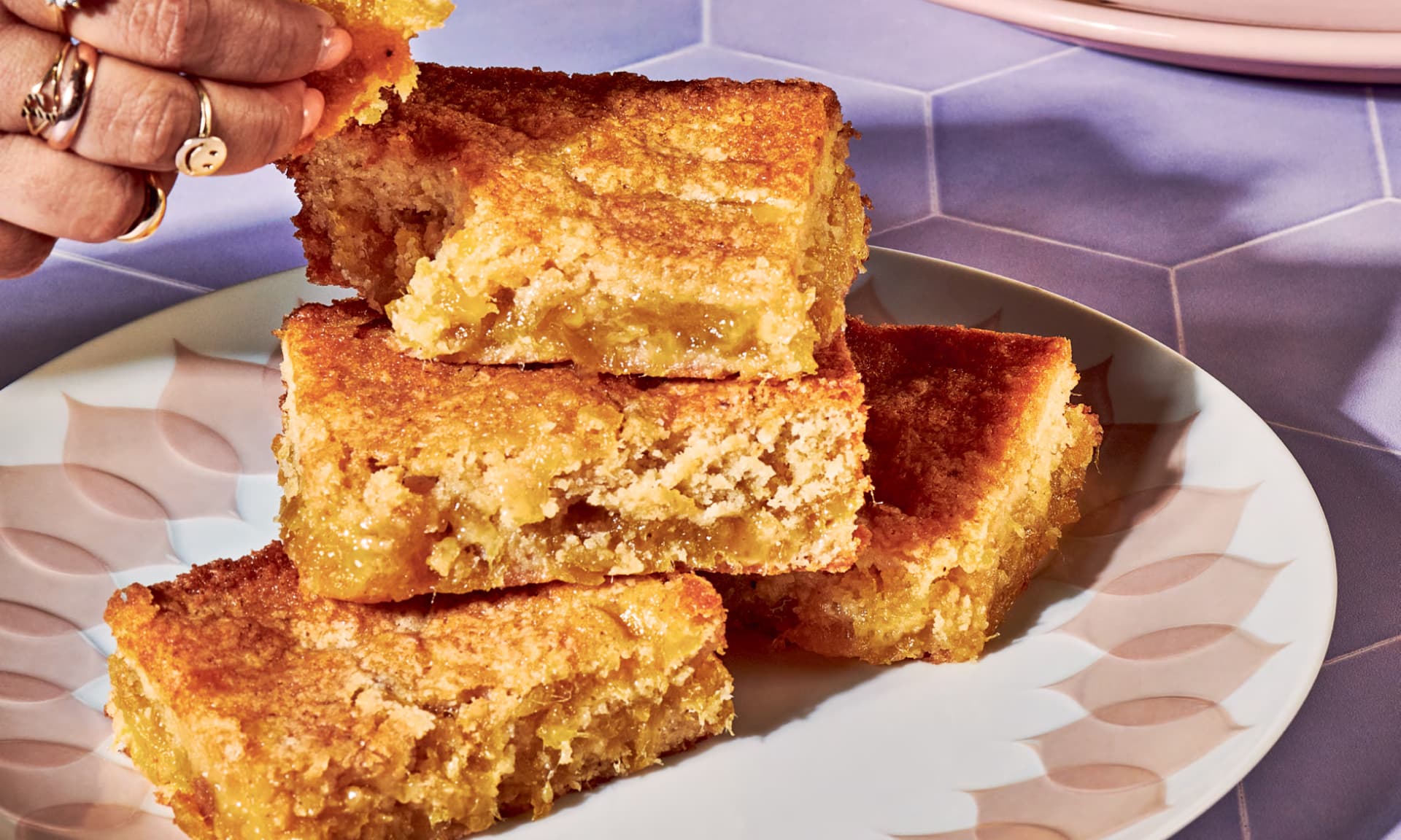 Mango & Brown Butter Blondies