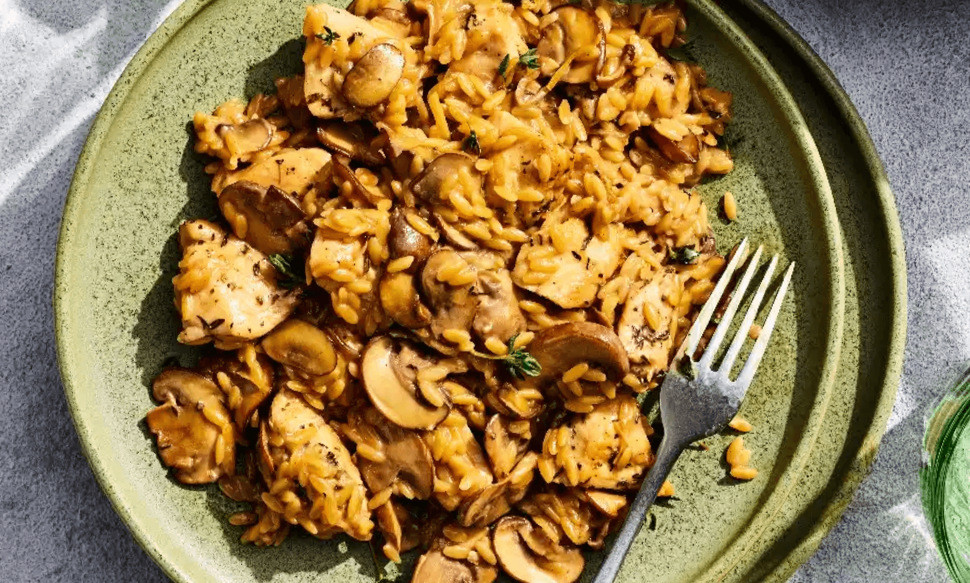 Chicken Marsala Orzo