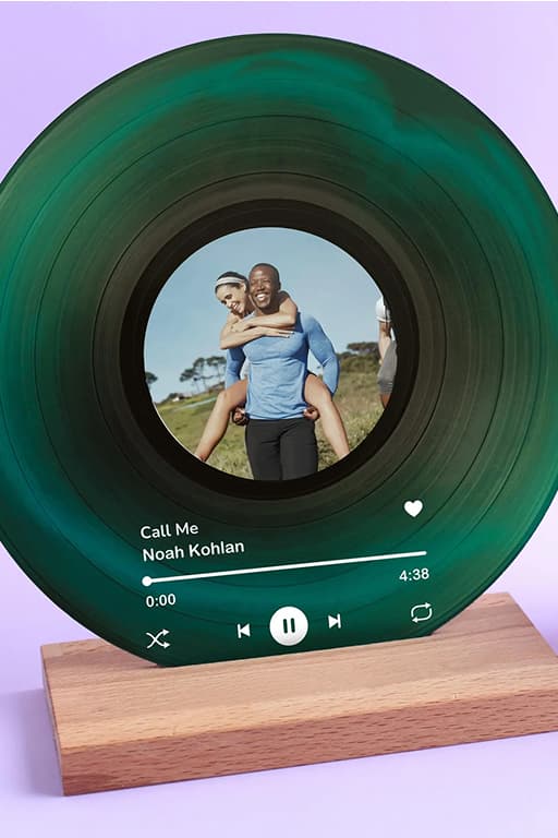 Personalized Vinyl Record with Photo