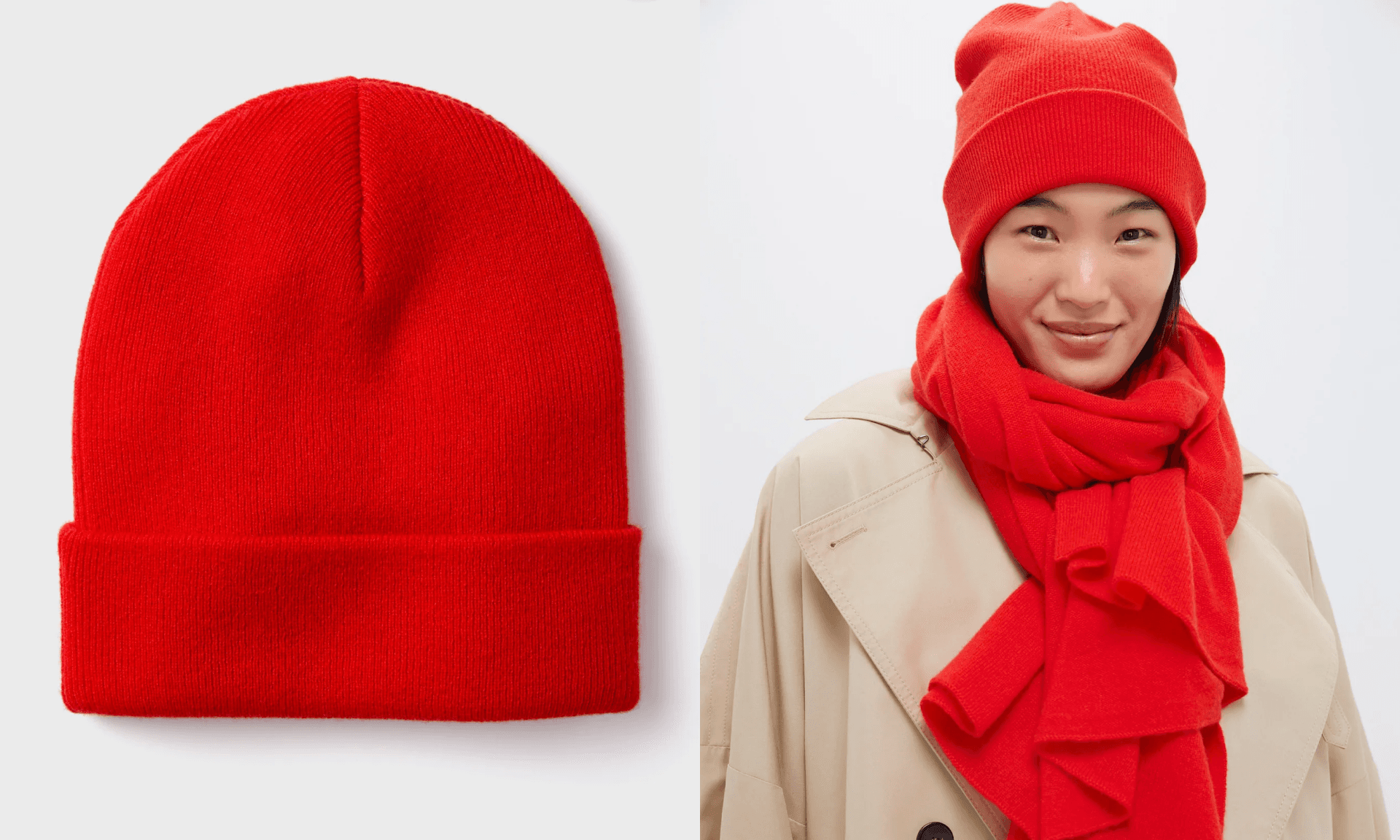 Red beanie