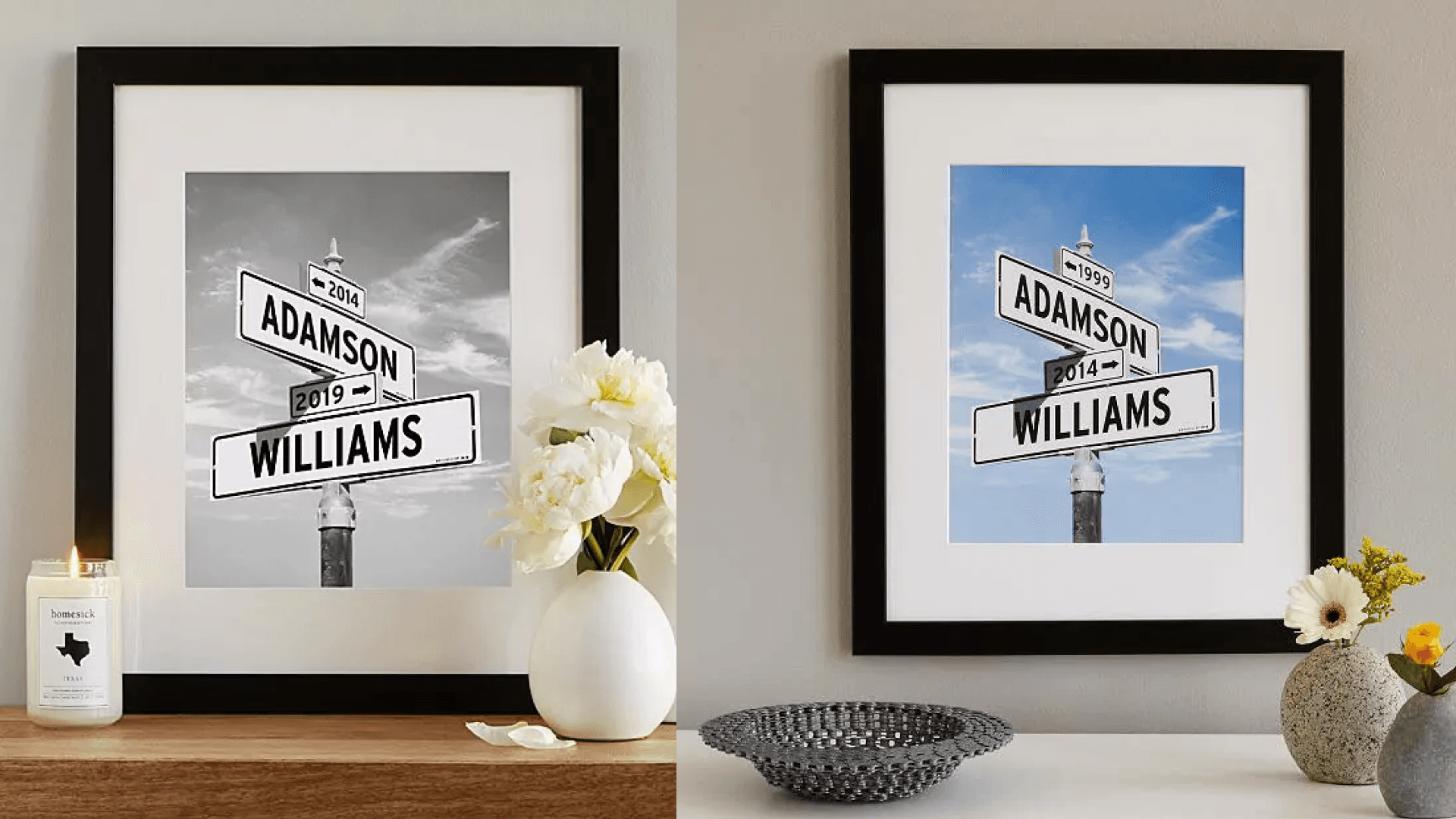 street sign love artwork