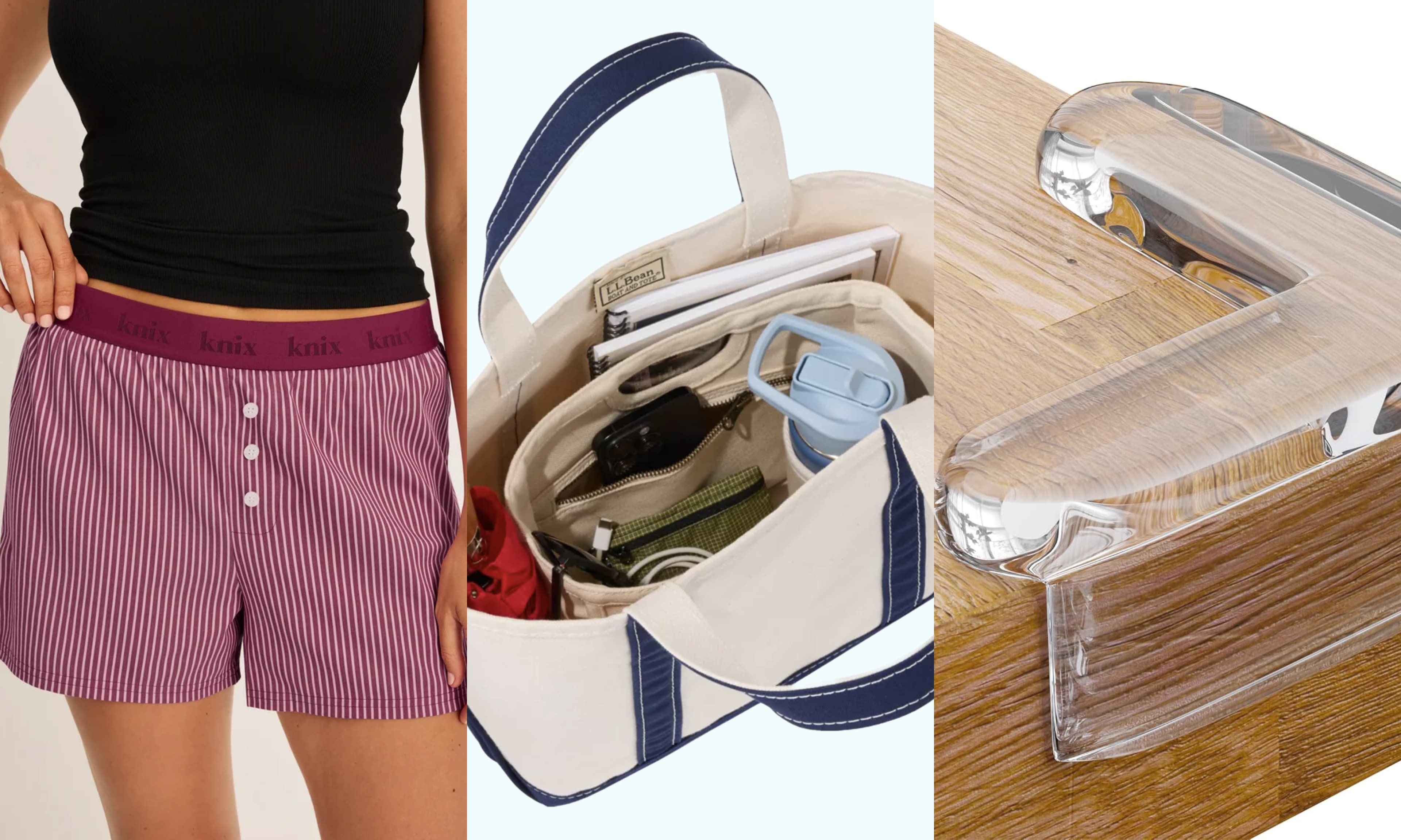 period boxers, tote bag insert, furniture corner protectors