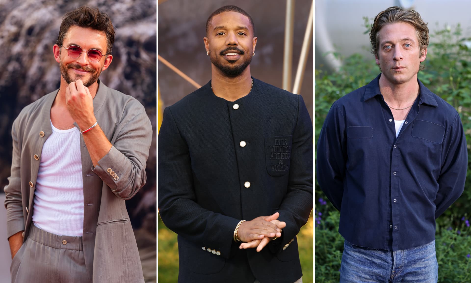 Jonathan Bailey, Michael B. Jordan, and Jeremy Allen White