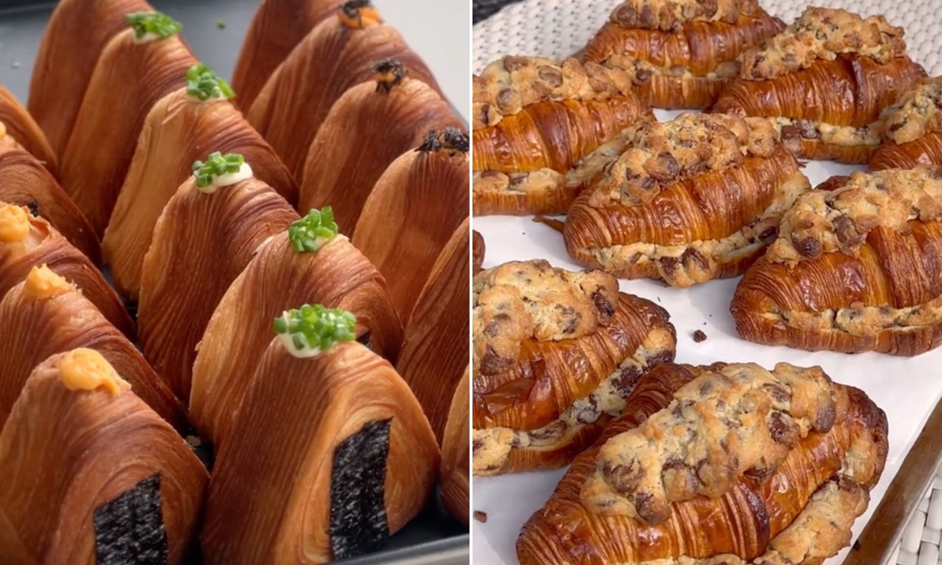 Left: Image of Cronigiri. Right: Image of Crookies.