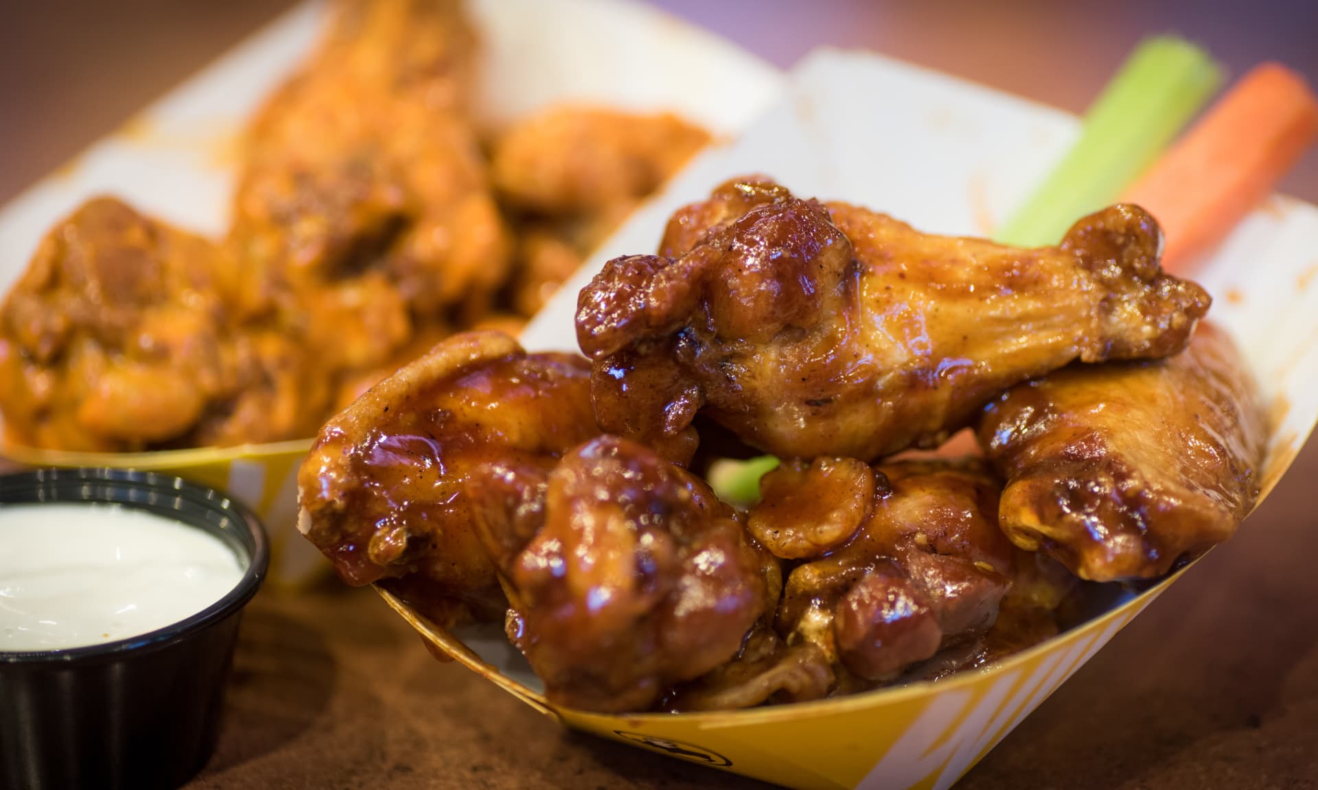 Buffalo Wild Wings plate of wings