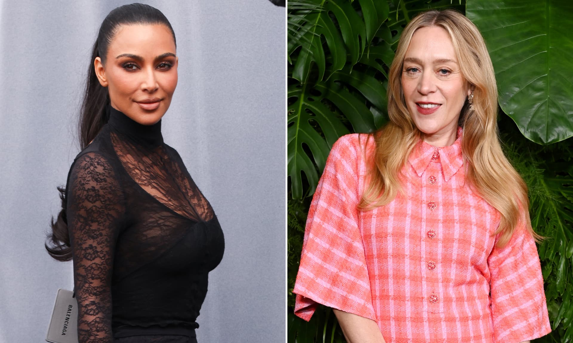 Left: Kim Kardashian. Right: Chloë Sevigny.