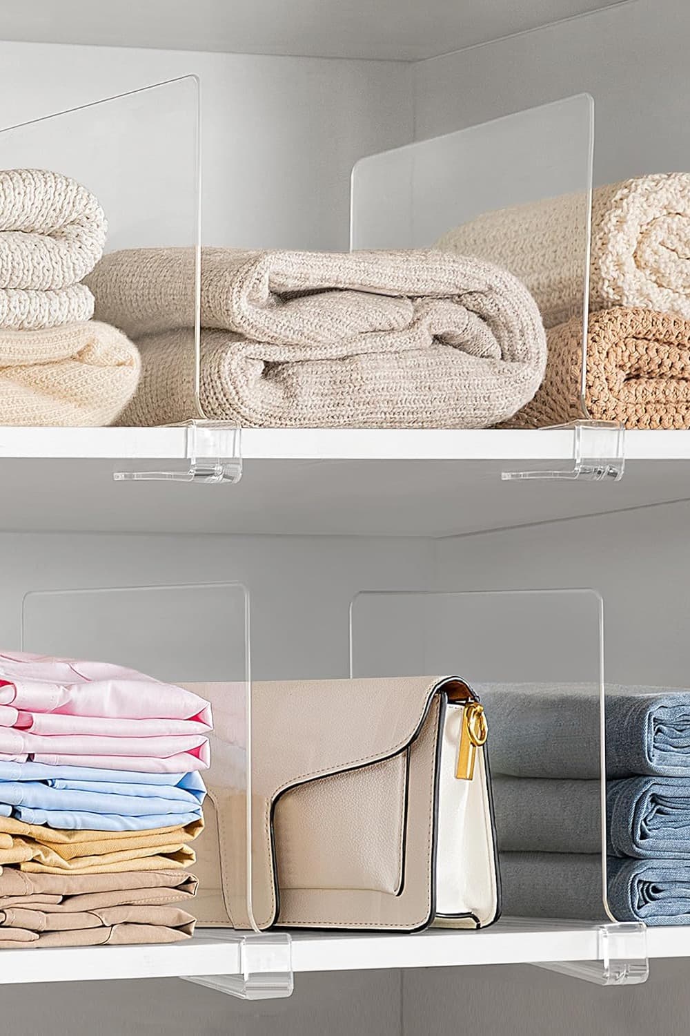 clear shelf dividers