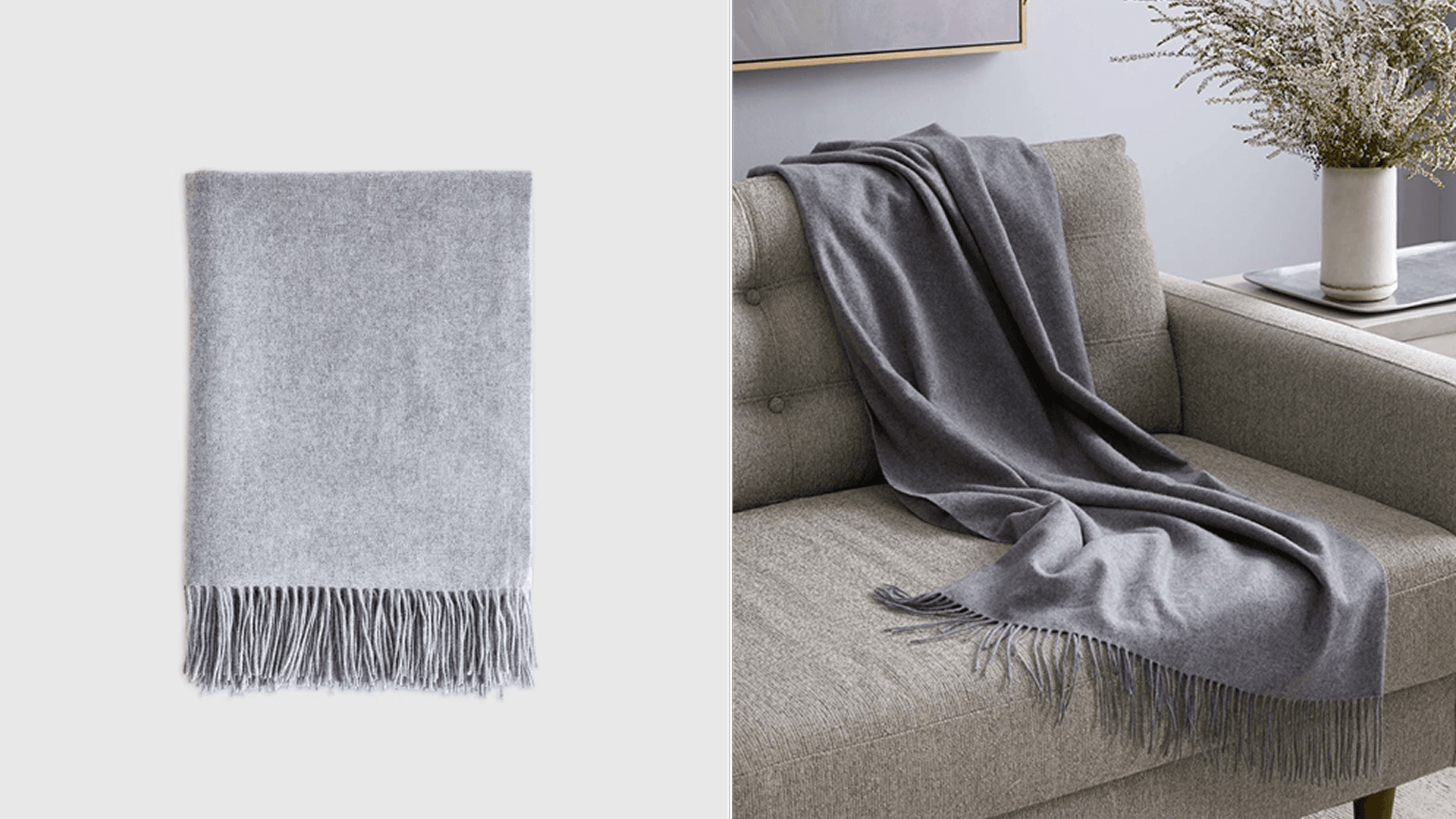 cashmere throw