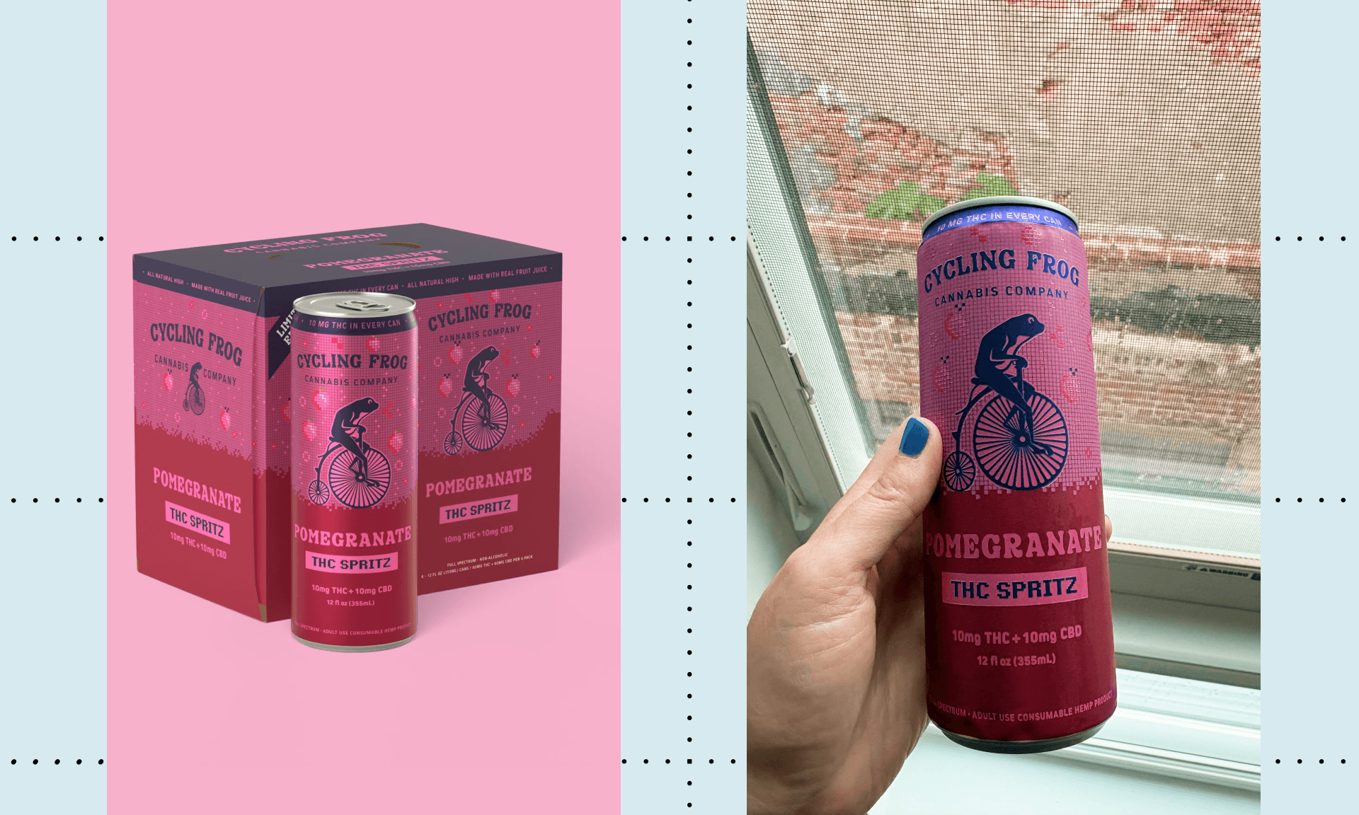 review of cycling frog thc beverages
