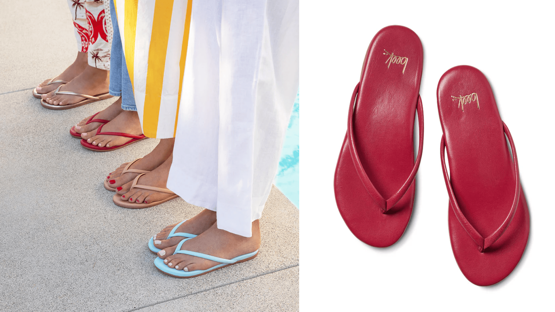 Beek Leather Flip Flop Sandal