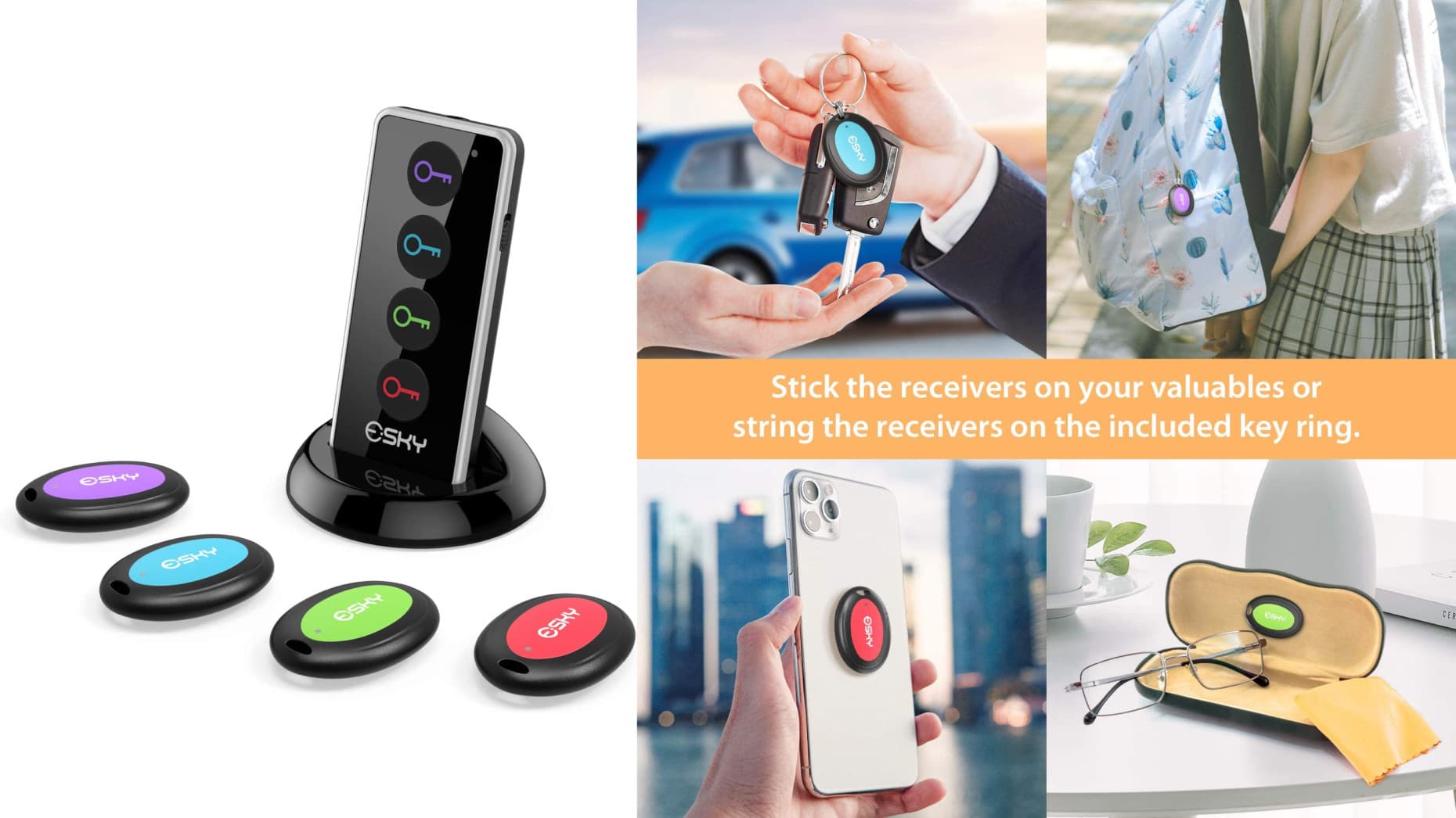 GPS key tags to help you find your keys and missing valuables