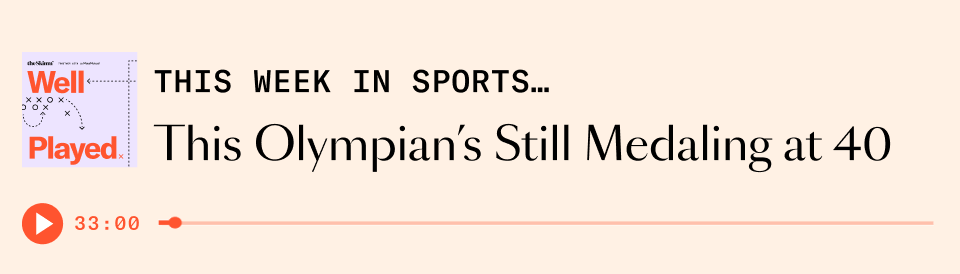 This Olympian's Still Medaling at 40