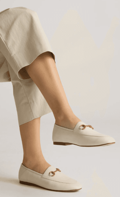 Italian leather loafer for spring