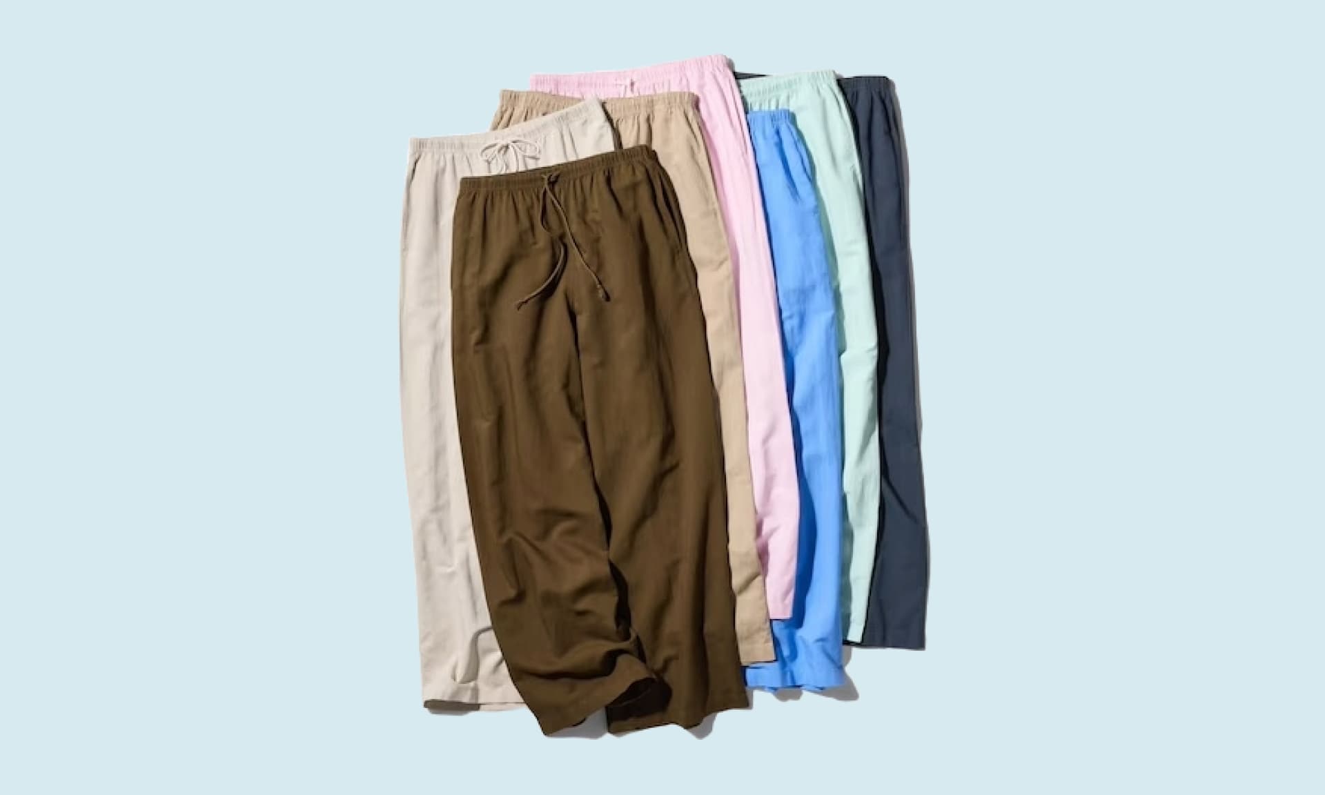 Uniqlo Linen Blend Easy Pants